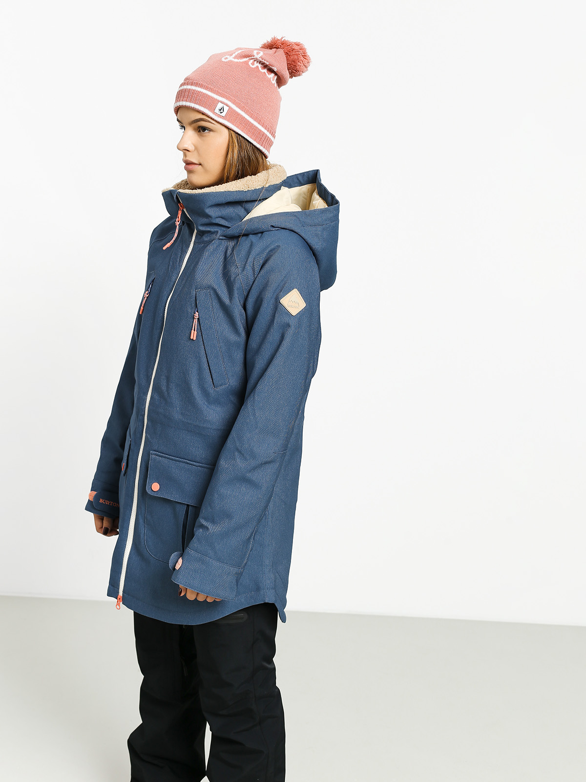 Damska Kurtka snowboardowa Burton Prws Str Dnjk (light denim)