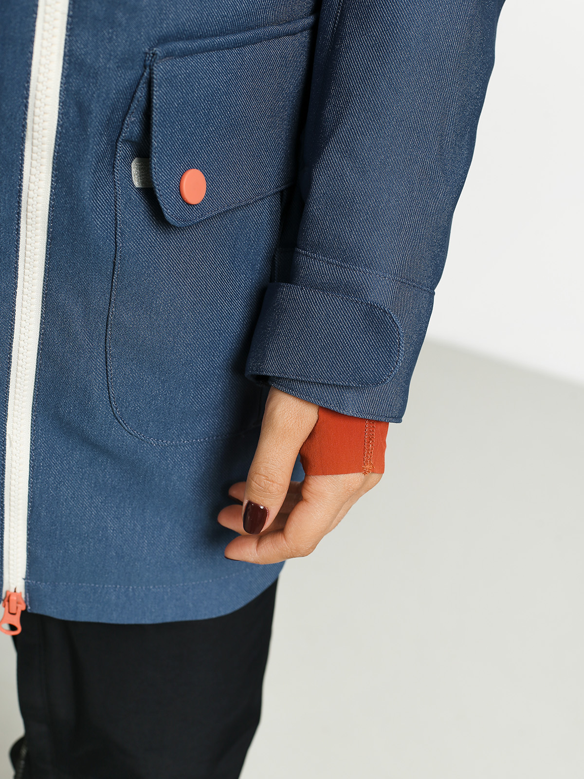 Damska Kurtka snowboardowa Burton Prws Str Dnjk (light denim)