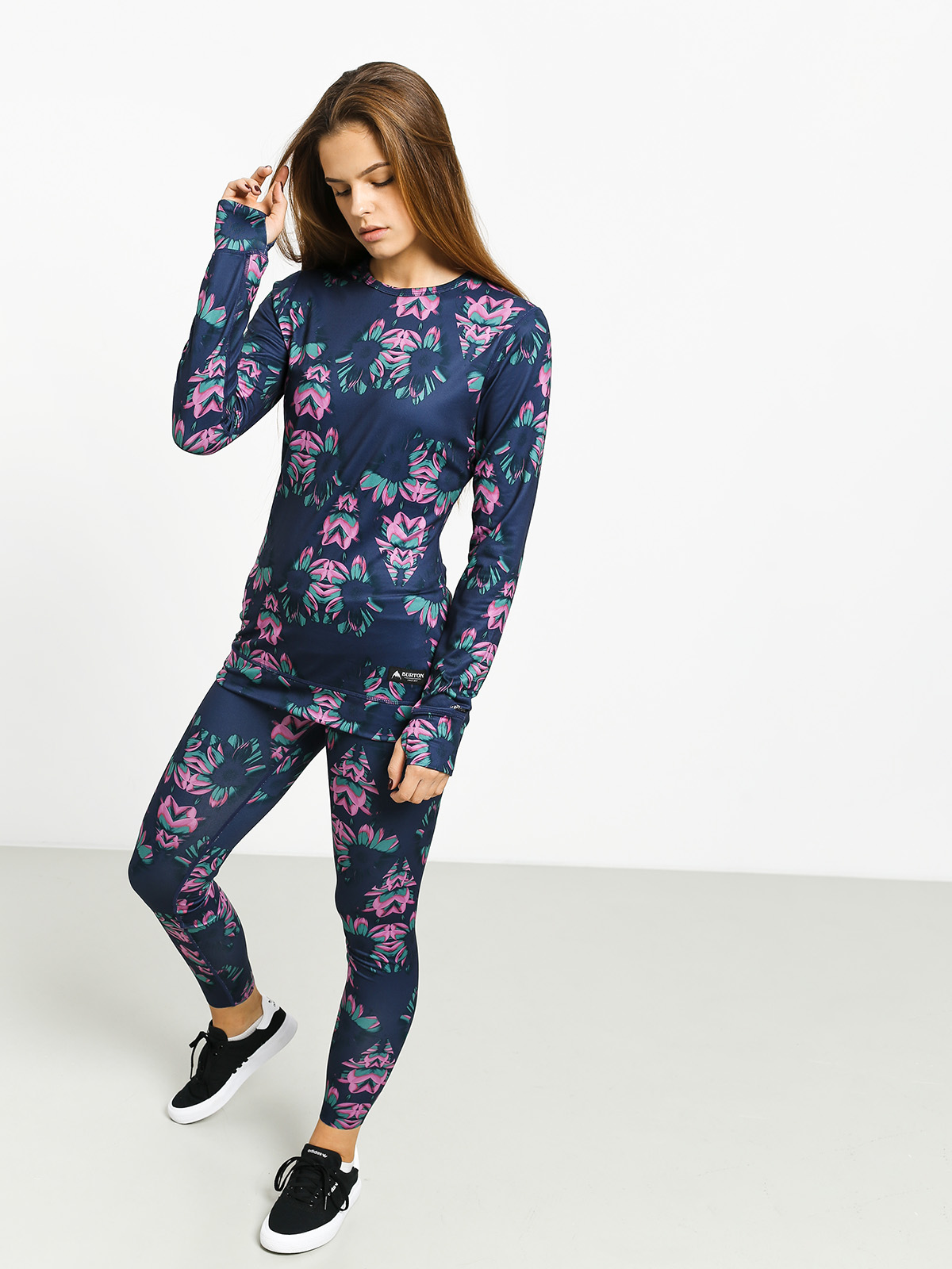 Damskie Legginsy aktywne Burton Midweight Pant (dress blue stylus)