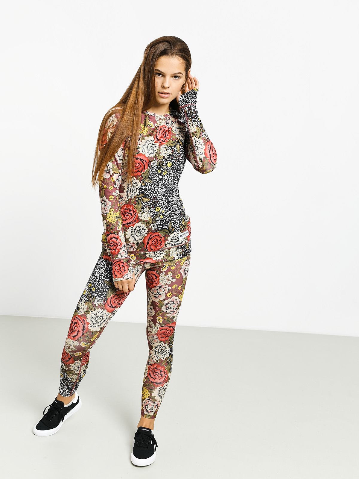 Damskie Legginsy aktywne Burton Lightweight Pant (cheetah floral)