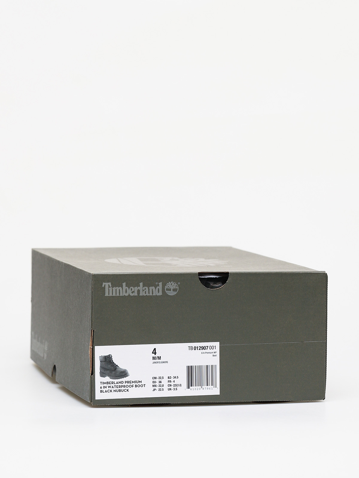 Buty Timberland 6 In Premium Jr (black nubuck)