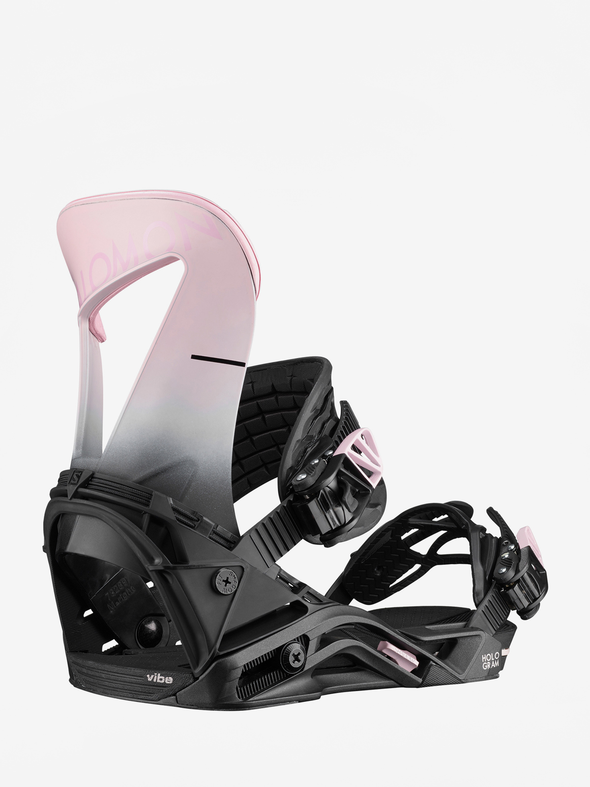 Damskie Wiązania snowboardowe Salomon Hologram (black/pink)