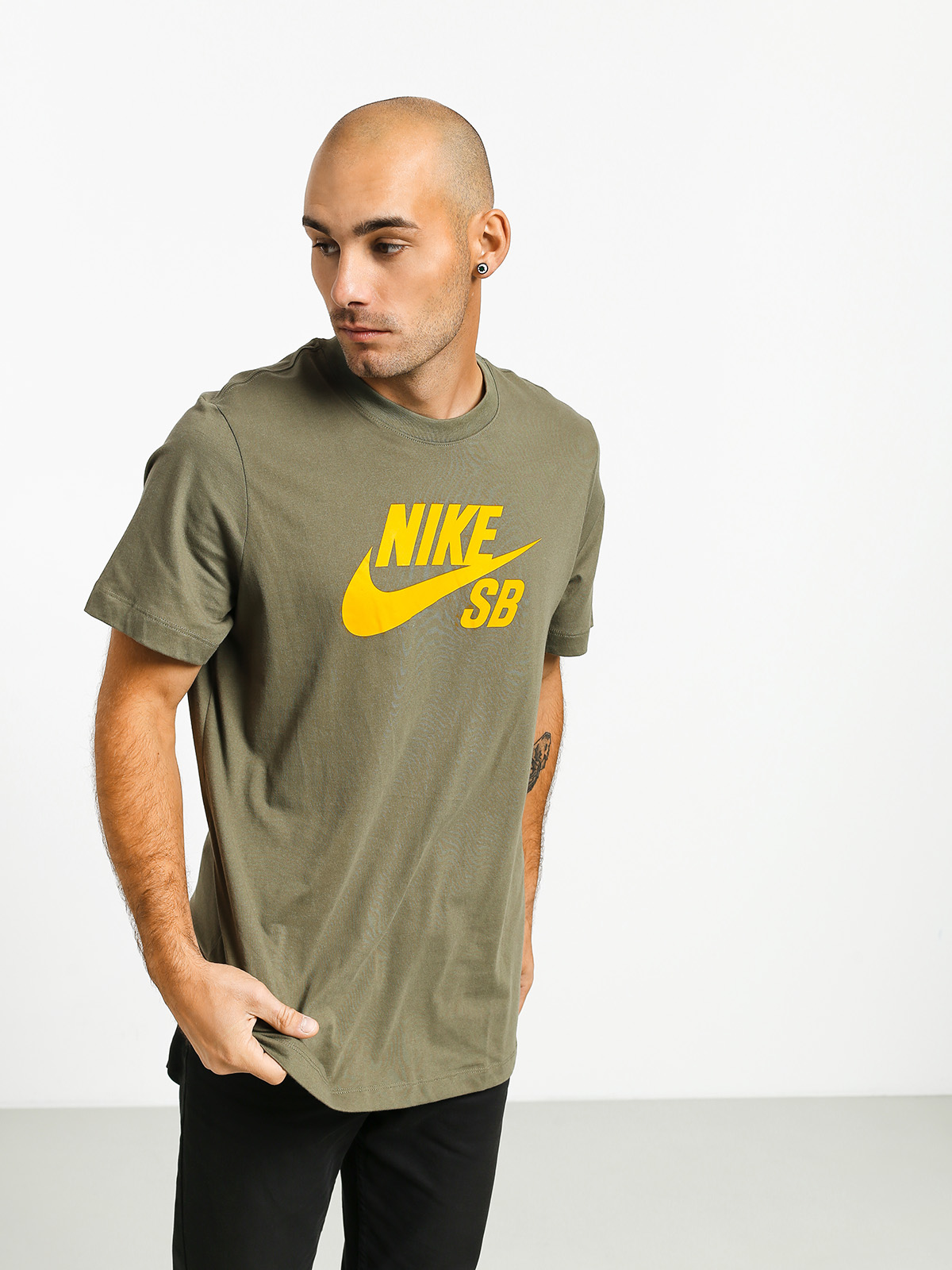 T-shirt Nike SB Sb Dri Fit (medium olive/dark sulfur)