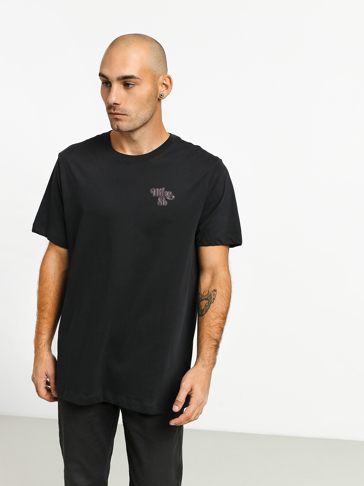 T-shirt Nike SB Sunrise (black/mahogany)