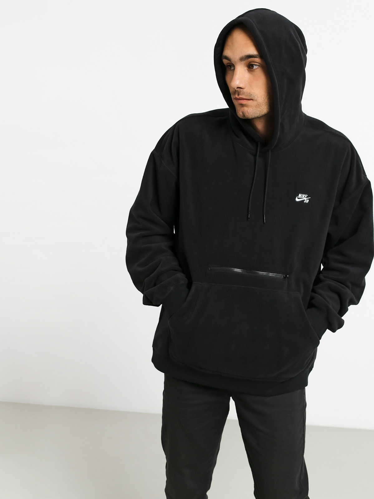 Bluza z kapturem Nike SB Novelty HD (black/white)