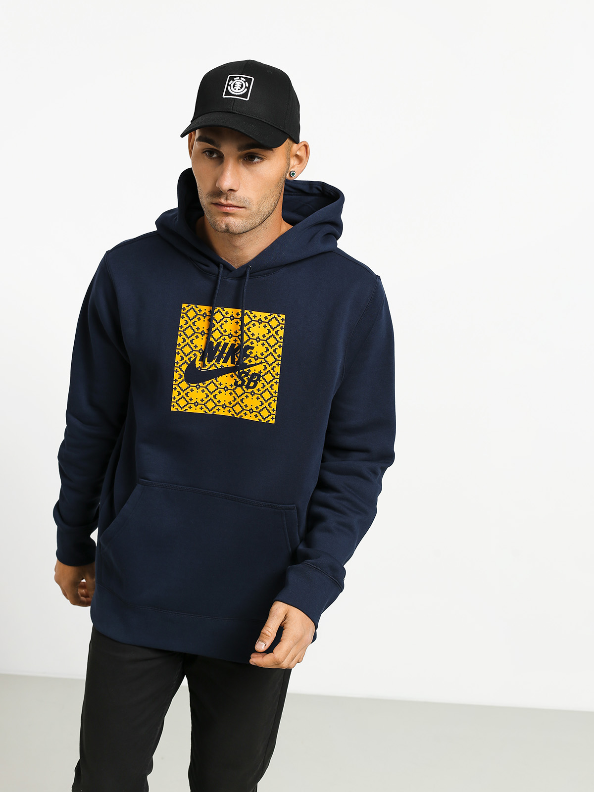 Bluza z kapturem Nike SB Nomad Hbr HD (obsidian/dark sulfur)
