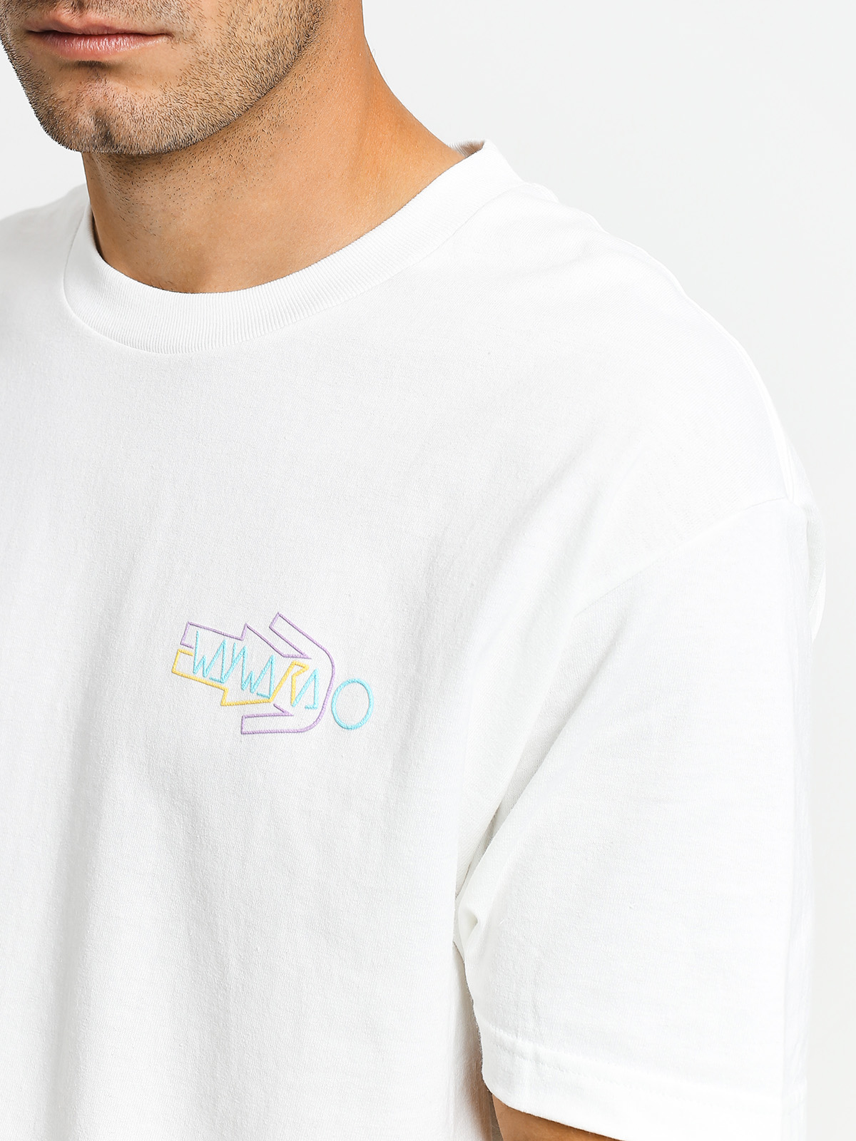 T-shirt Girl Skateboard Wayward (white)
