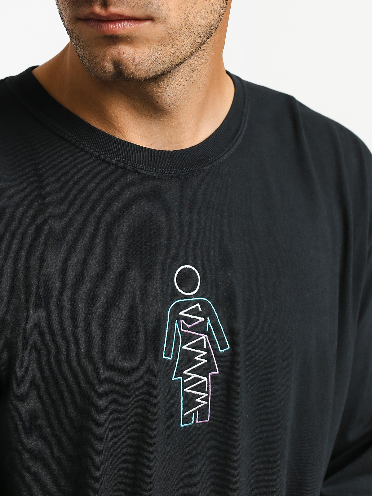 Longsleeve Girl Skateboard Wayward (black)