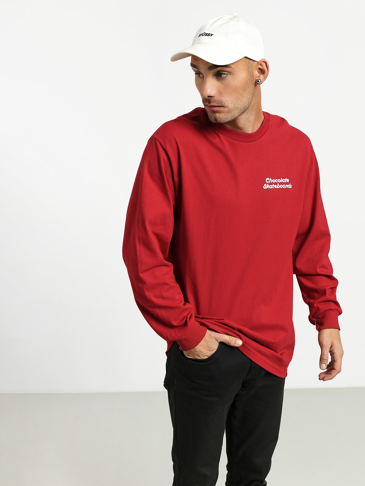 Longsleeve Chocolate Day Off (red)