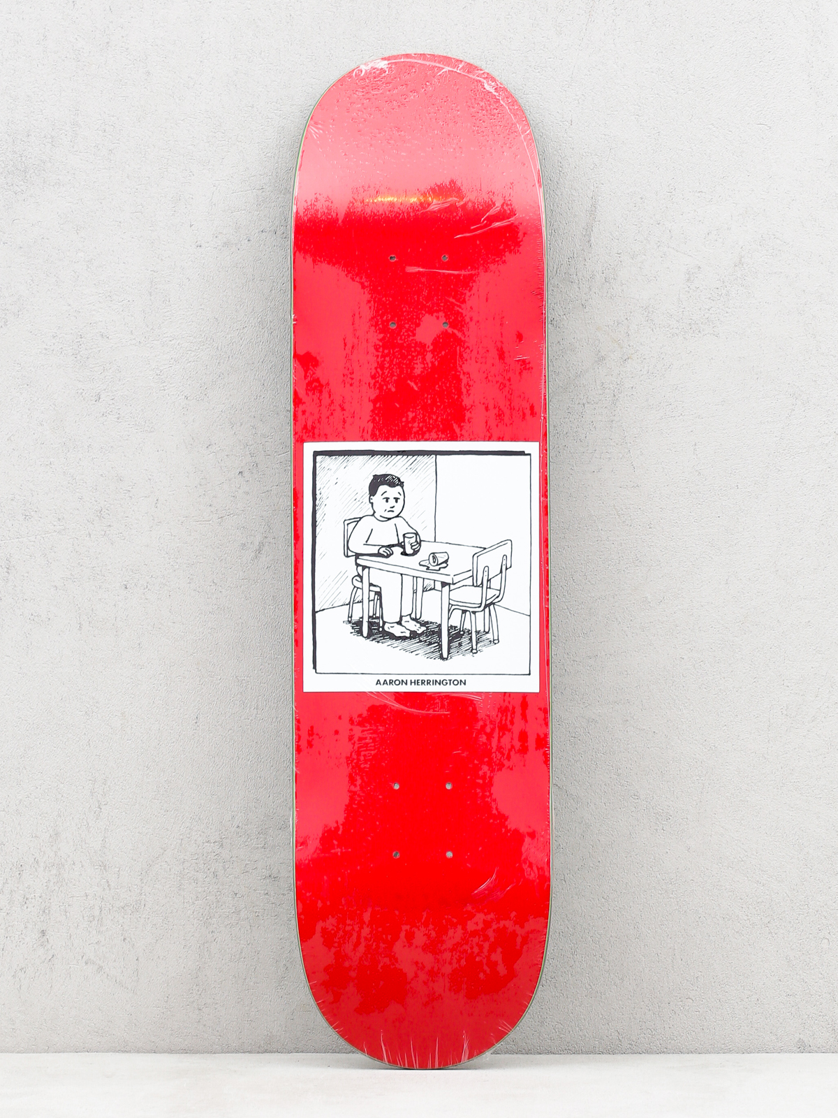 Deck Polar Skate Spilled Milk (red)