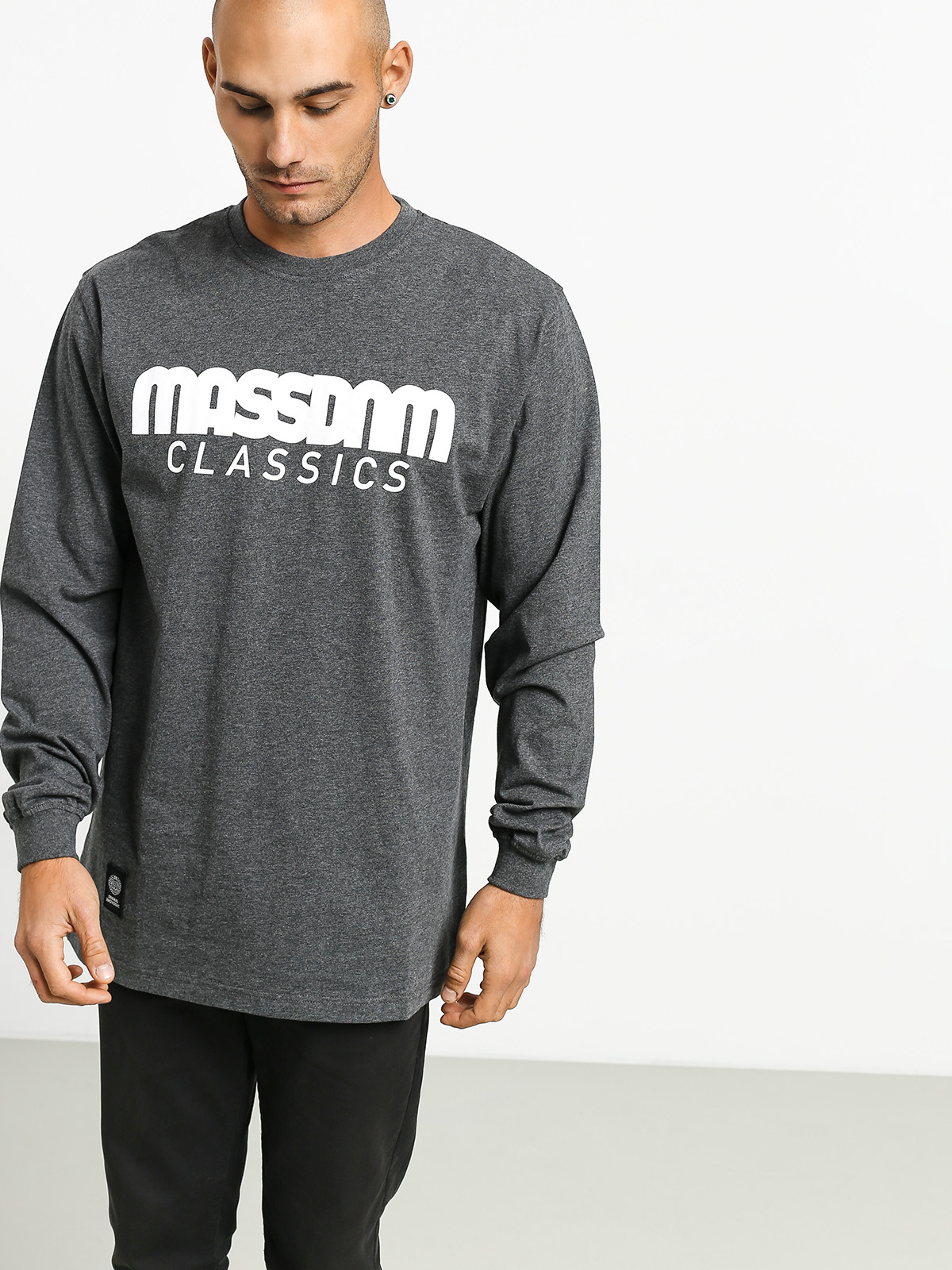 Longsleeve MassDnm Classics (dark heather grey)