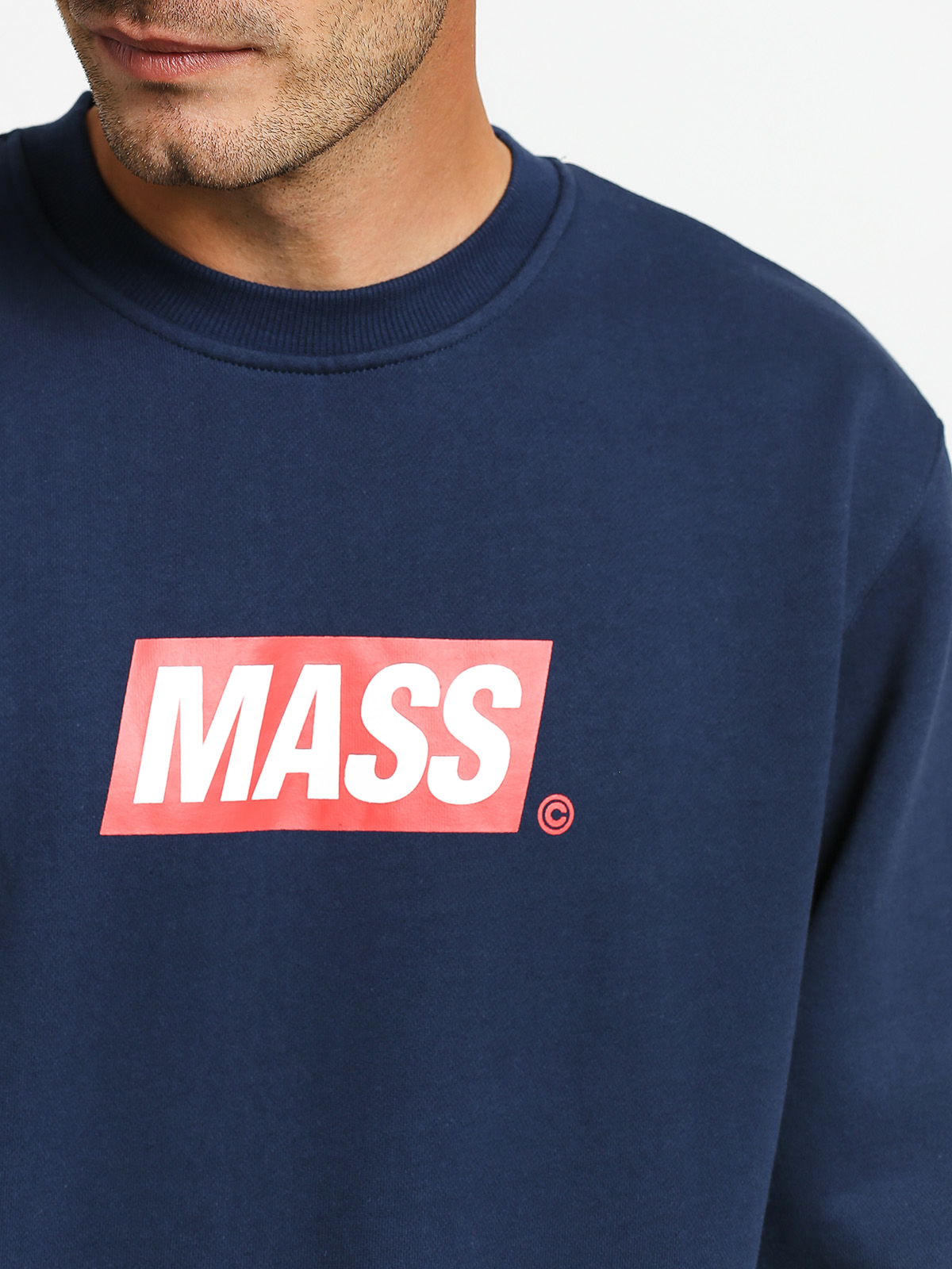 Bluza MassDnm Big Box Medium Logo (navy)