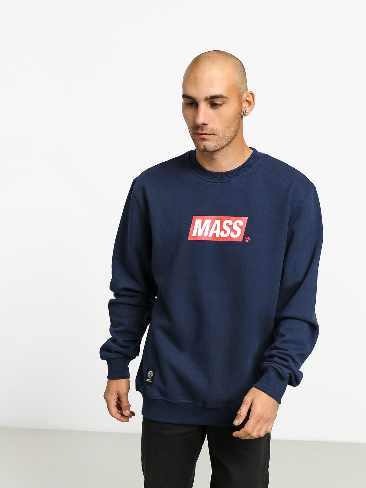 Bluza MassDnm Big Box Medium Logo (navy)