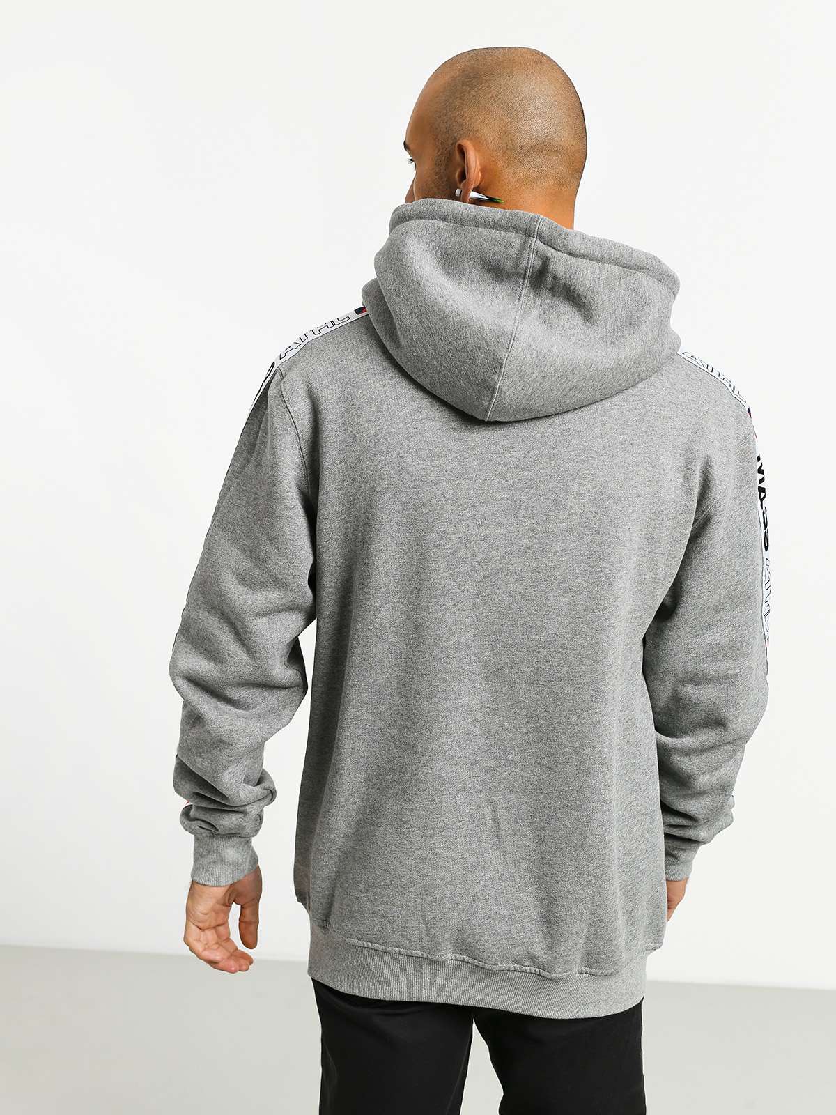 Bluza z kapturem MassDnm Track HD (light heather grey)