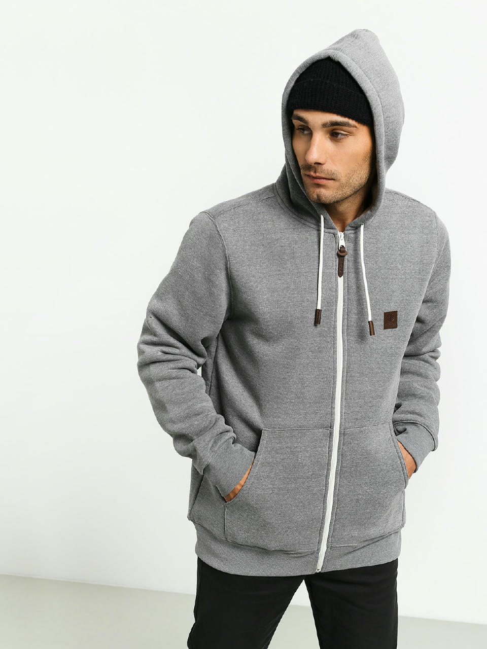 Bluza z kapturem Element Heavy Sherpa ZHD (grey heather)