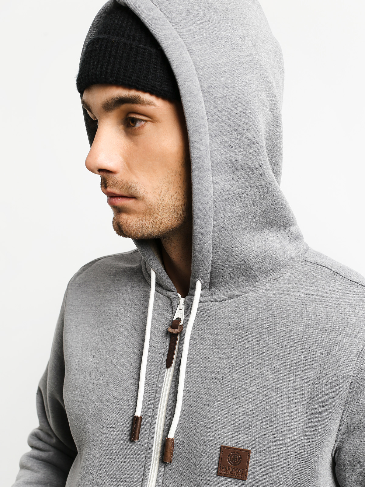 Bluza z kapturem Element Heavy Sherpa ZHD (grey heather)