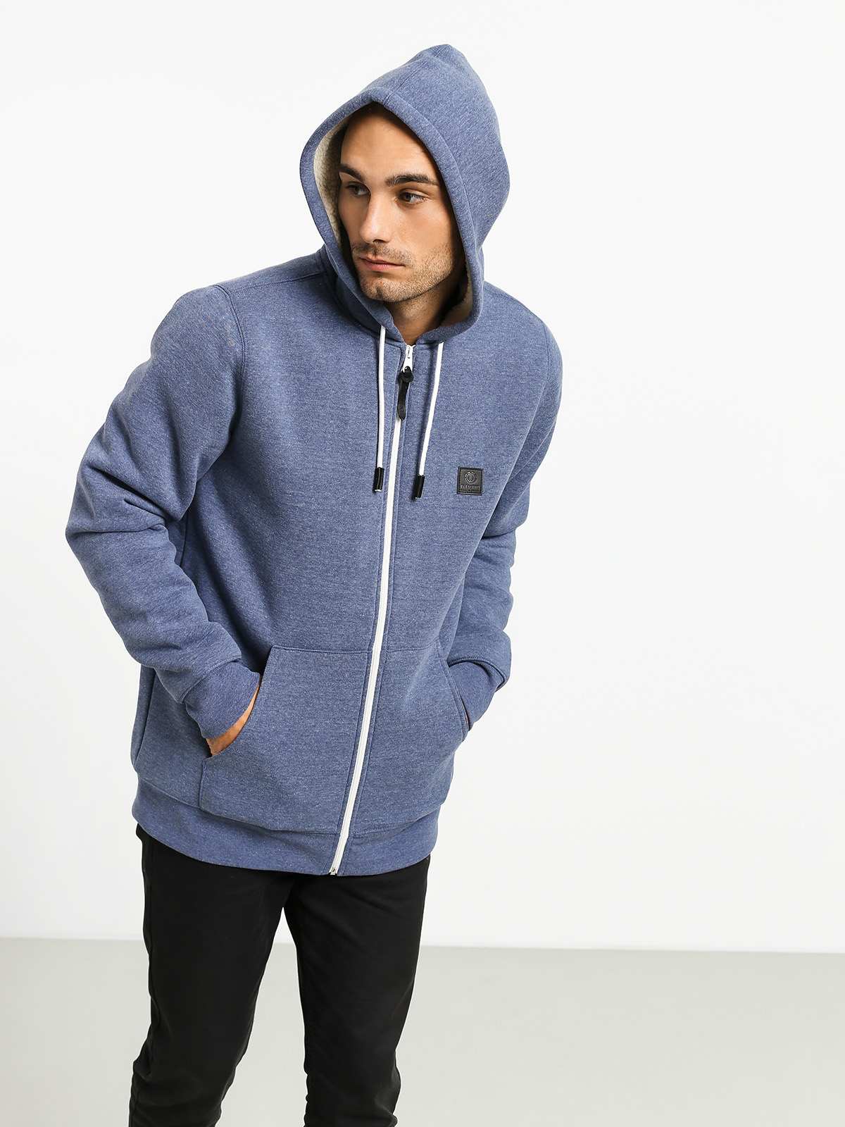 Bluza z kapturem Element Heavy Sherpa ZHD (naval heather)