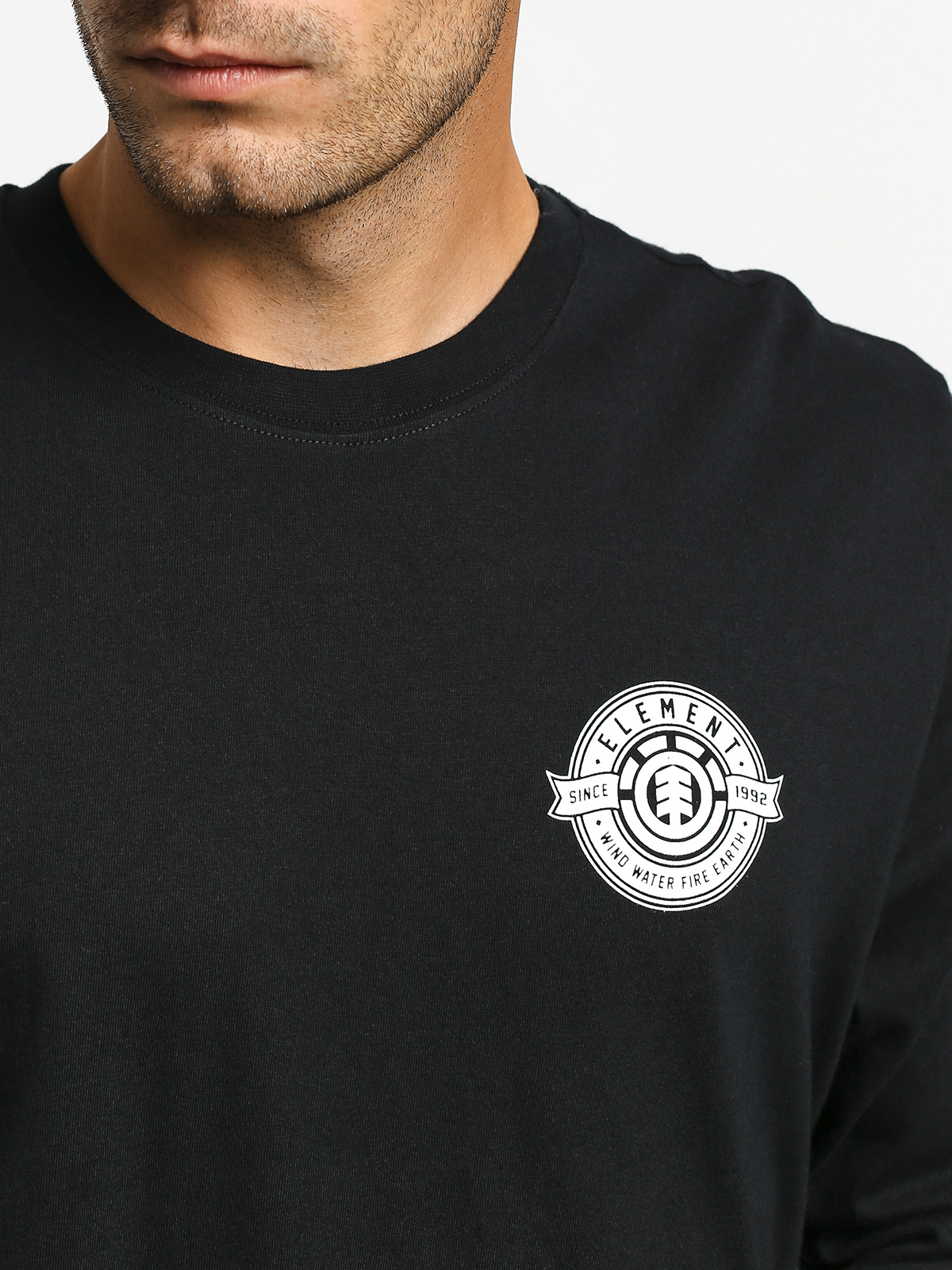 Longsleeve Element Medallian (flint black)
