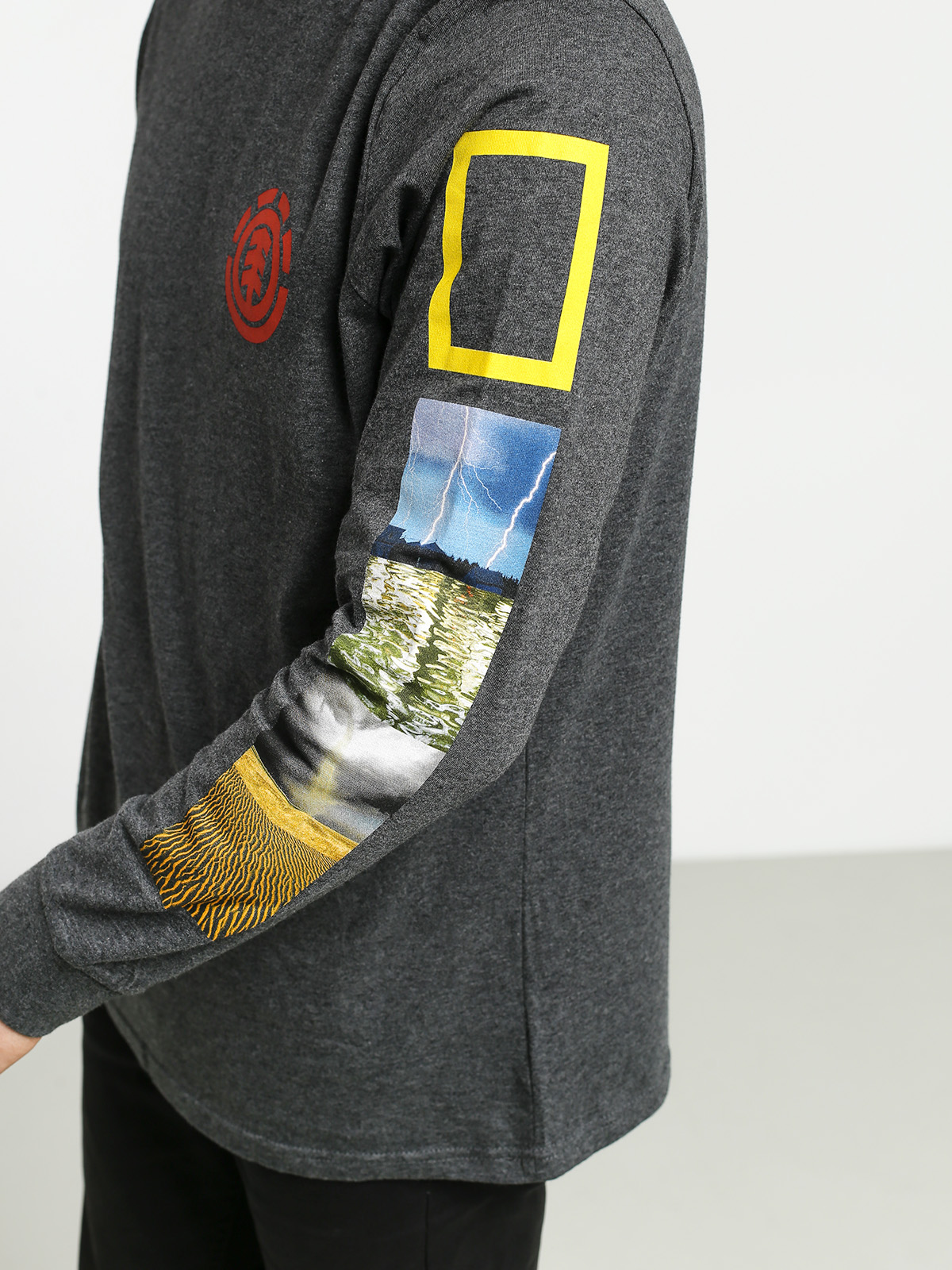 Longsleeve Element Stockade (charcoal heathe)