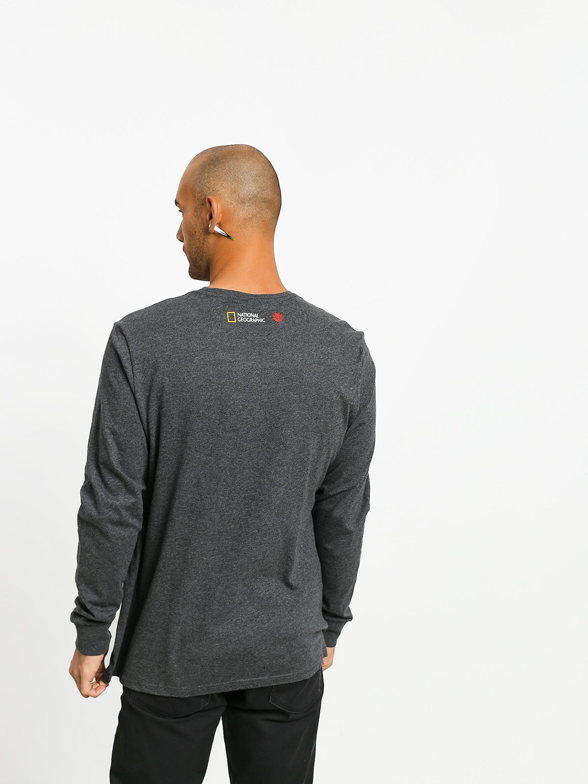 Longsleeve Element Surge Icon (charcoal heathe)