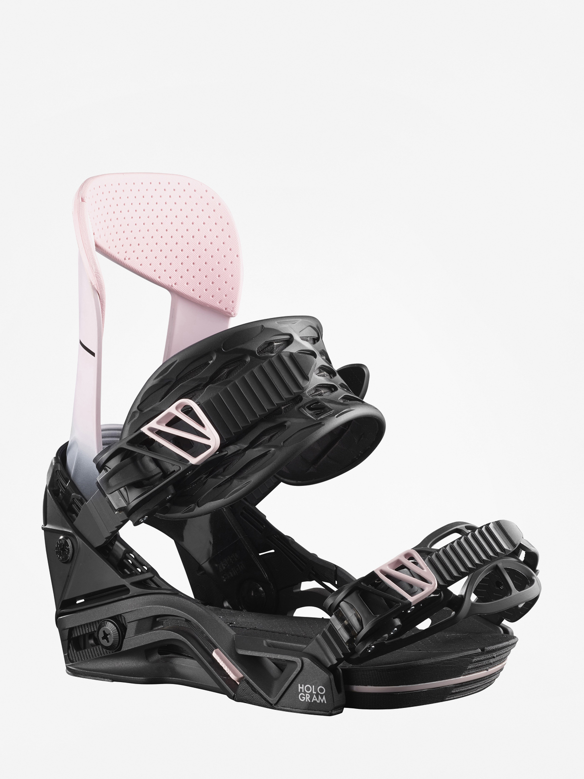 Damskie Wiązania snowboardowe Salomon Hologram (black/pink)