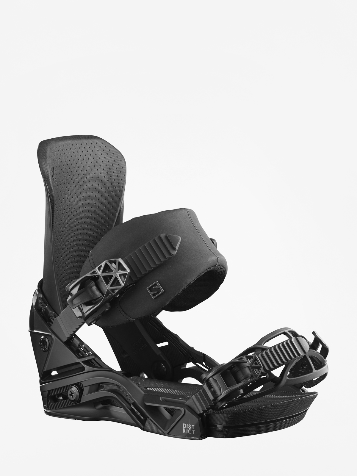 Męskie Wiązania snowboardowe Salomon District (black)