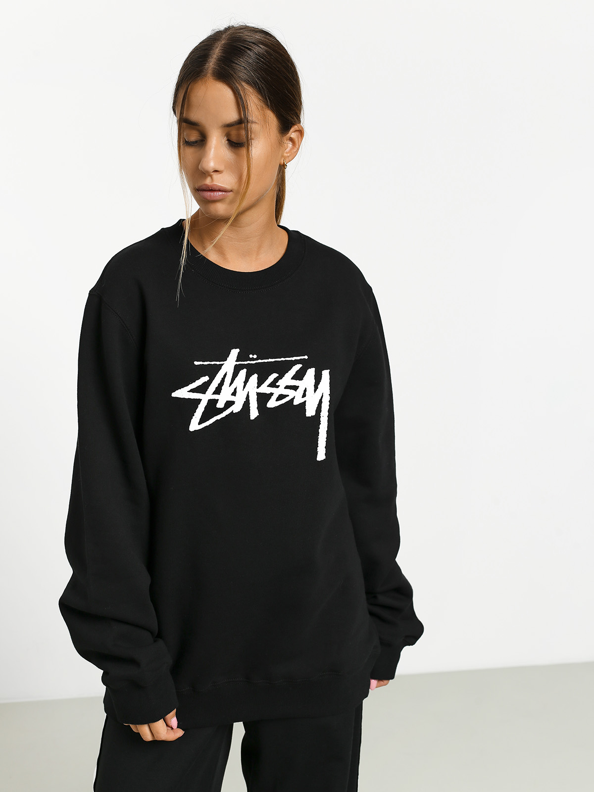 Bluza Stussy Stock Crew Wmn (black)