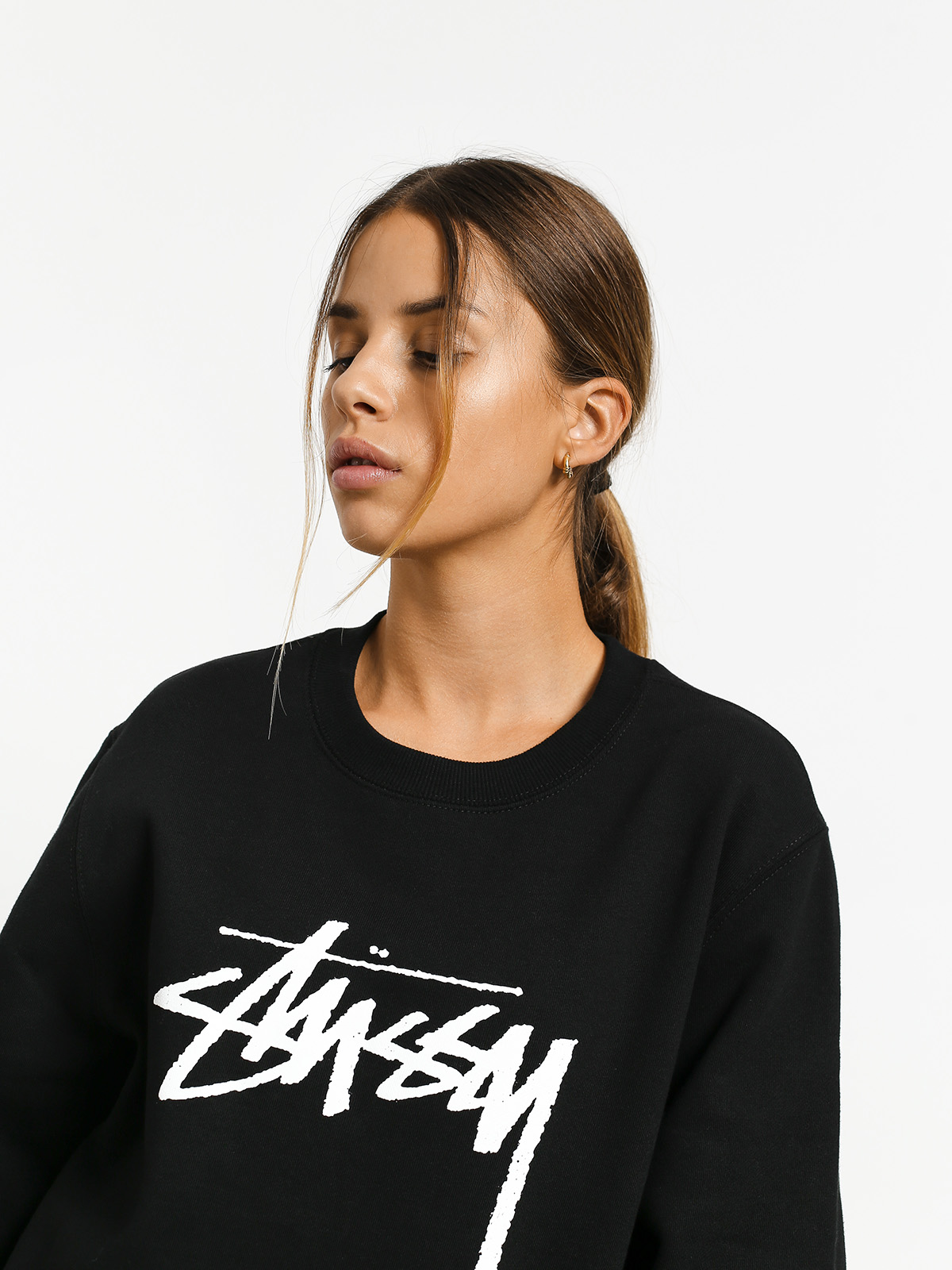 Bluza Stussy Stock Crew Wmn (black)