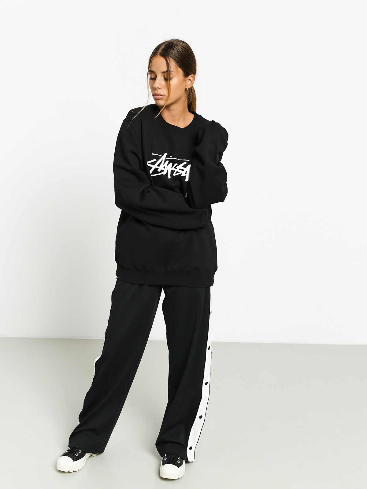 Bluza Stussy Stock Crew Wmn (black)