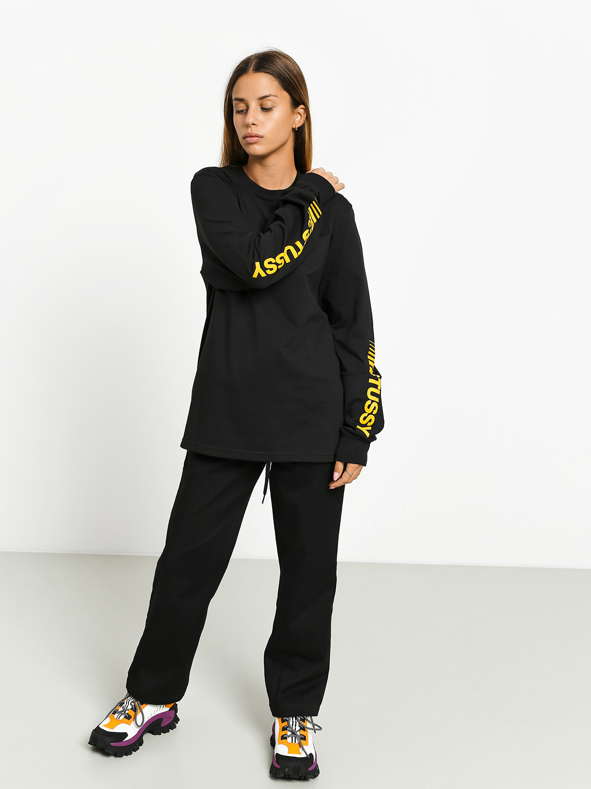 Longsleeve Stussy Champion Wmn (black)