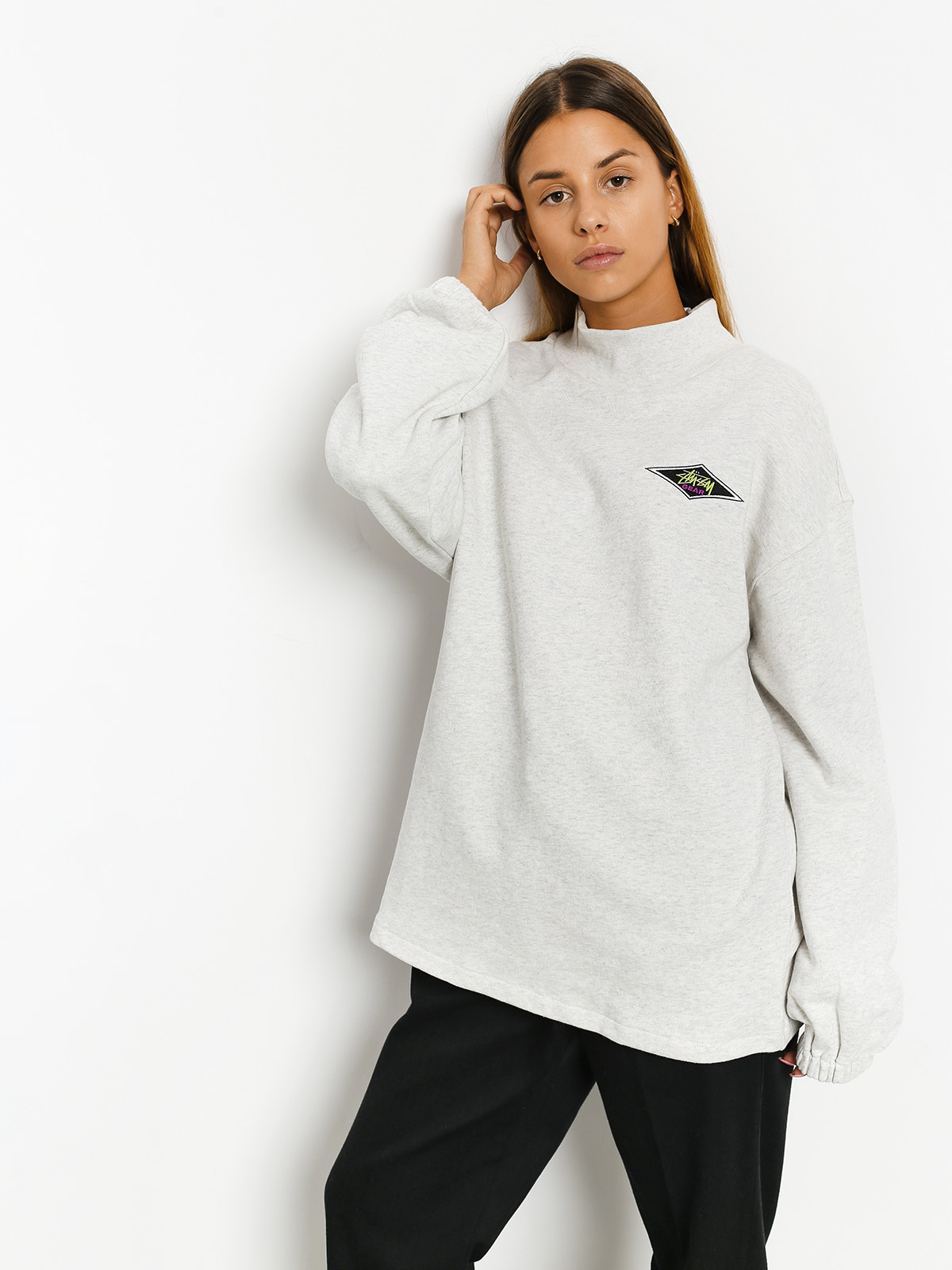 Bluza Stussy Benton Terry Mock Wmn (ash heather)