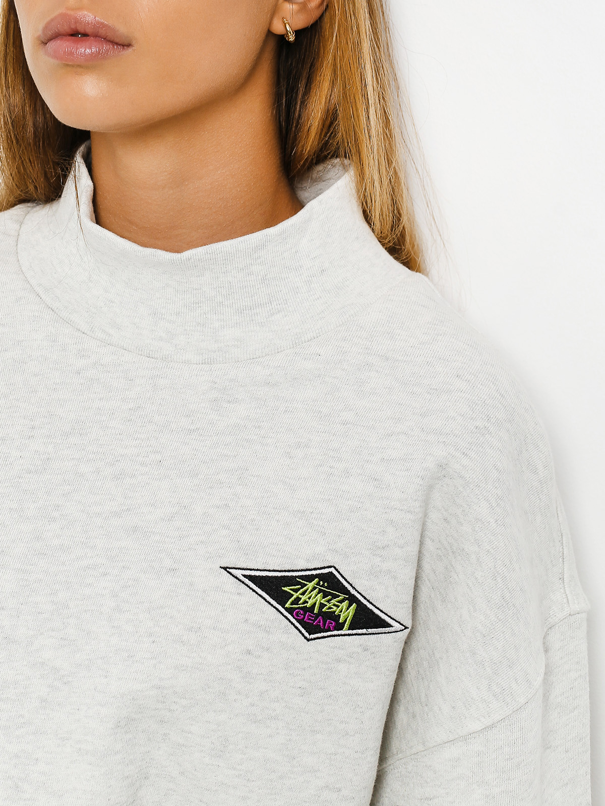 Bluza Stussy Benton Terry Mock Wmn (ash heather)