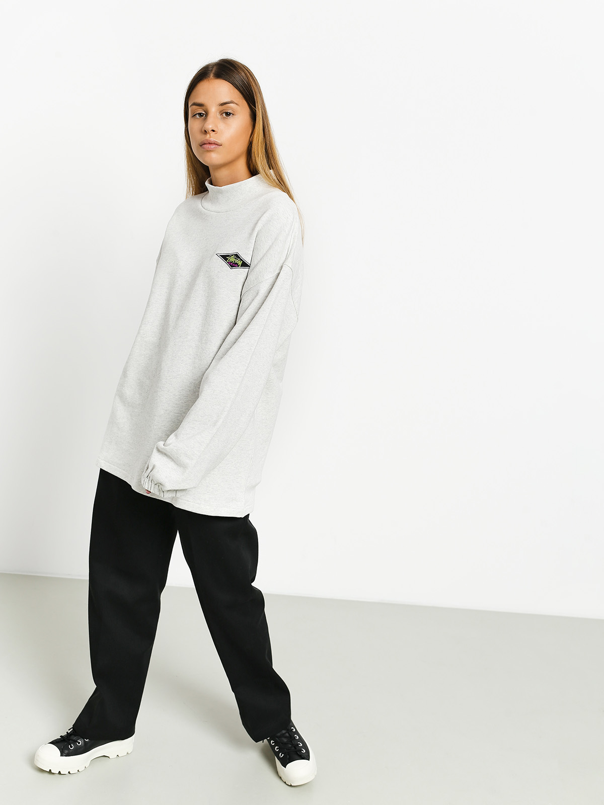 Bluza Stussy Benton Terry Mock Wmn (ash heather)