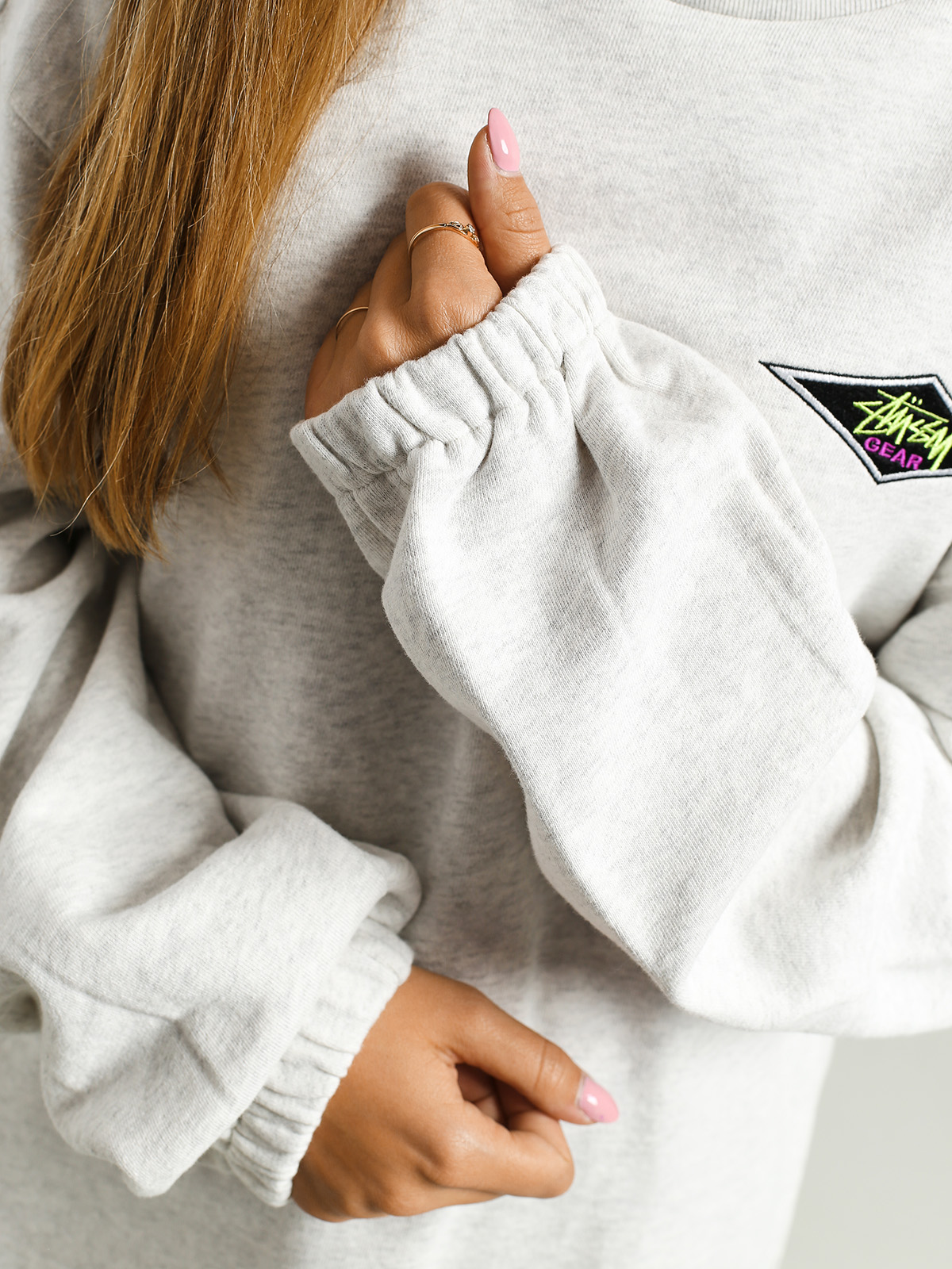 Bluza Stussy Benton Terry Mock Wmn (ash heather)
