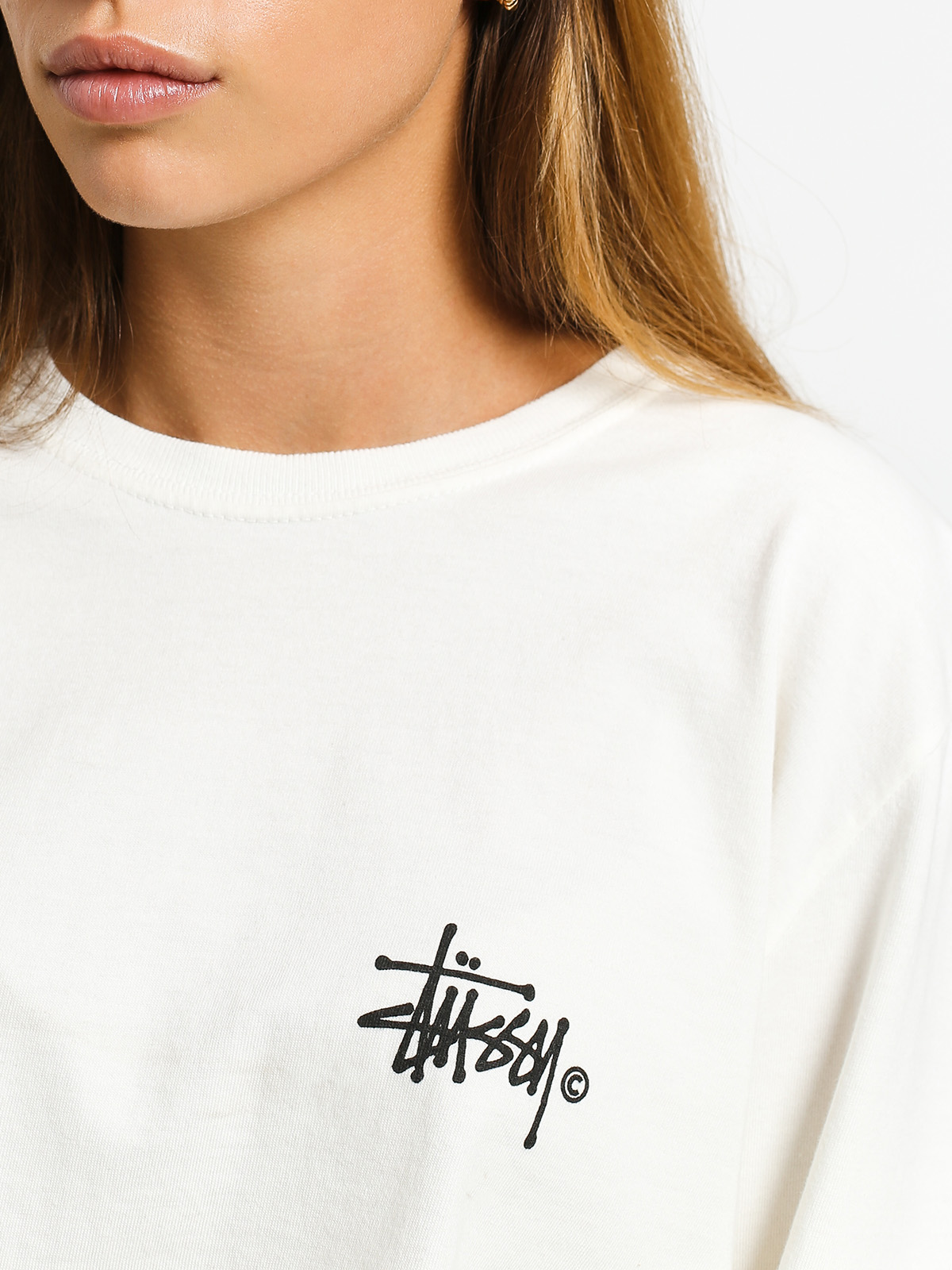 Longsleeve Stussy Basic Logo Pig Dyed Wmn (natural)