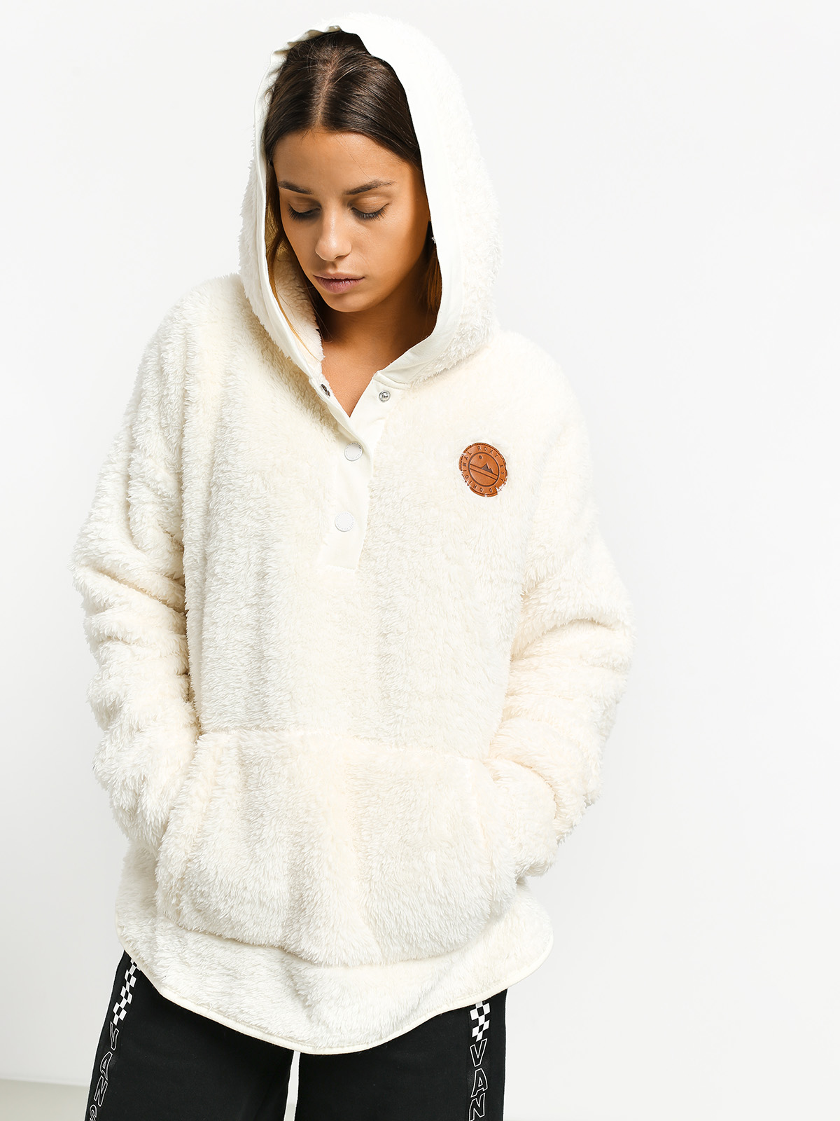Bluza z kapturem Roxy Sky Of Stars HD Wmn (snow white)