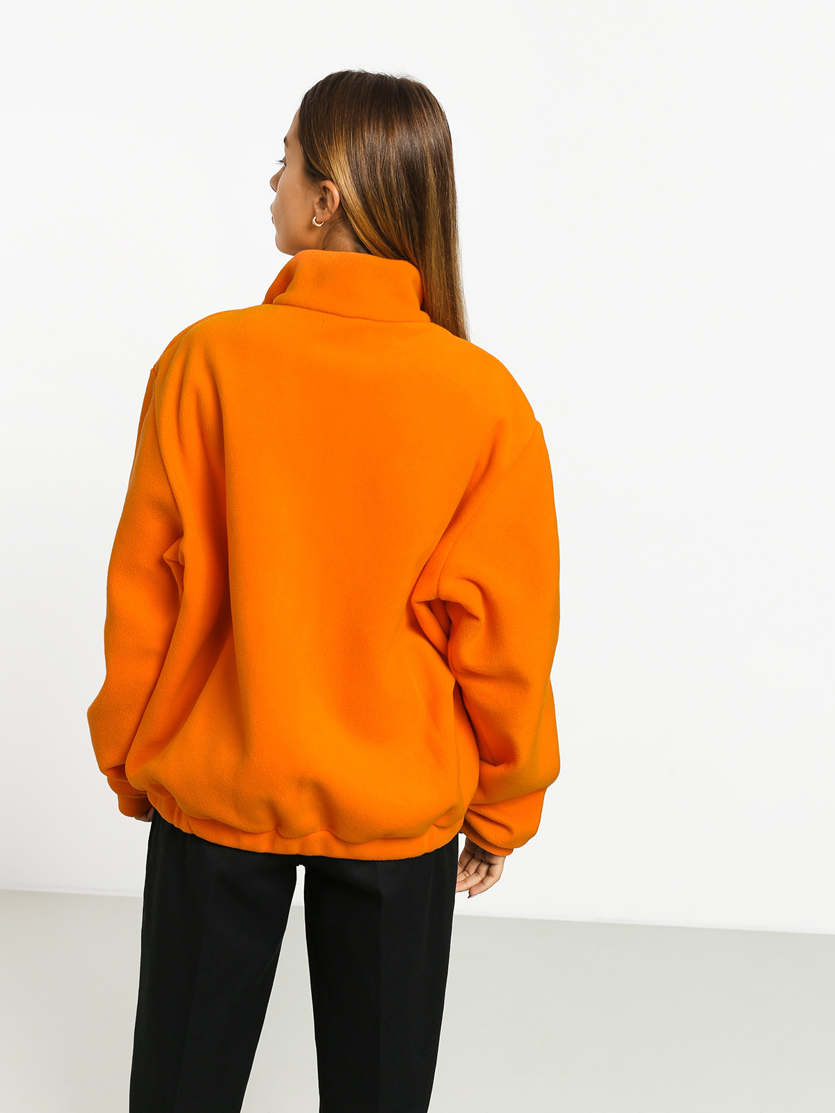 Damski Polar Local Heroes Orange Fleece Zip (orange)