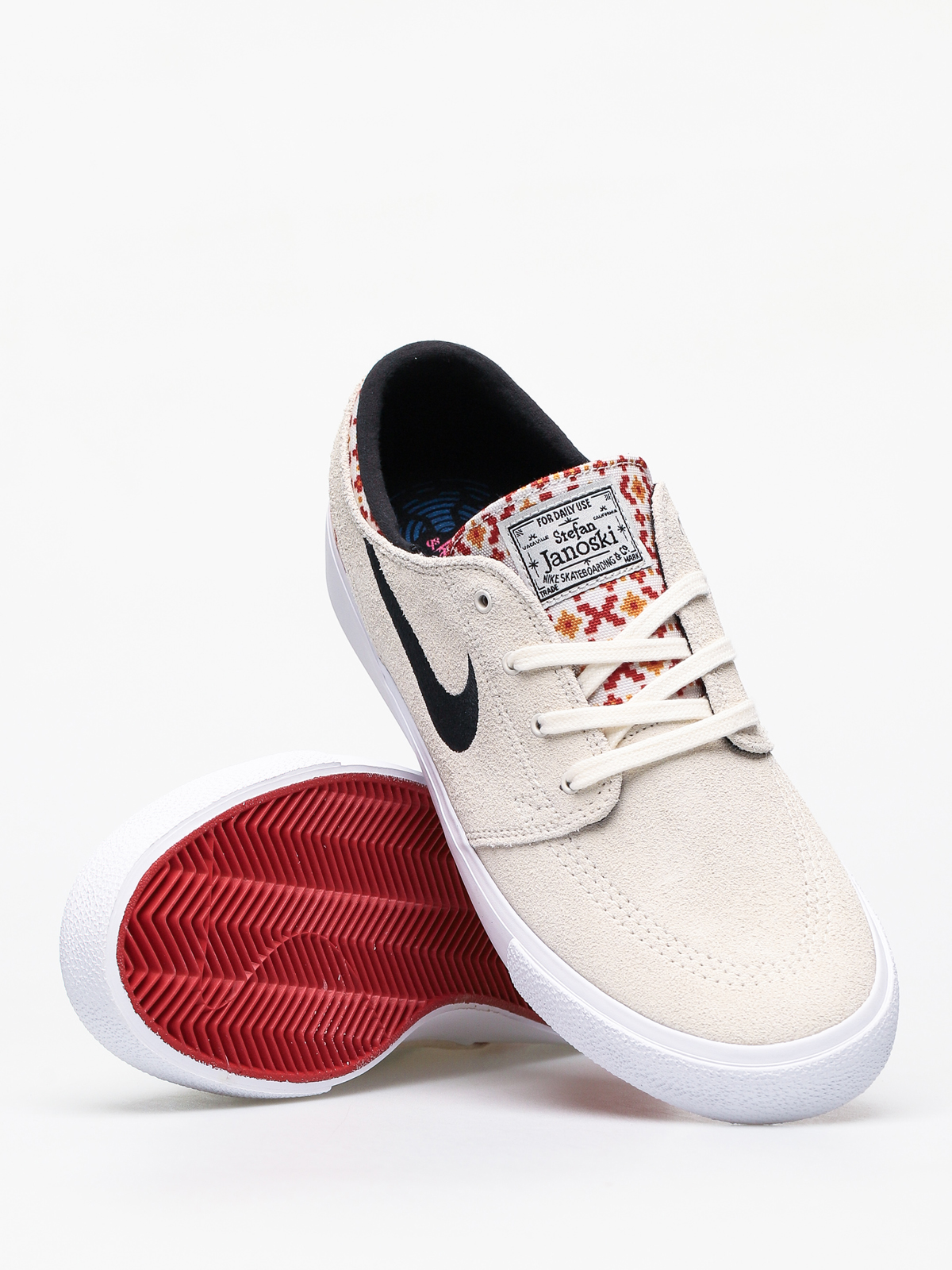 Buty Nike SB Zoom Janoski Rm Premium (pale ivory/black mystic red pale ivory)