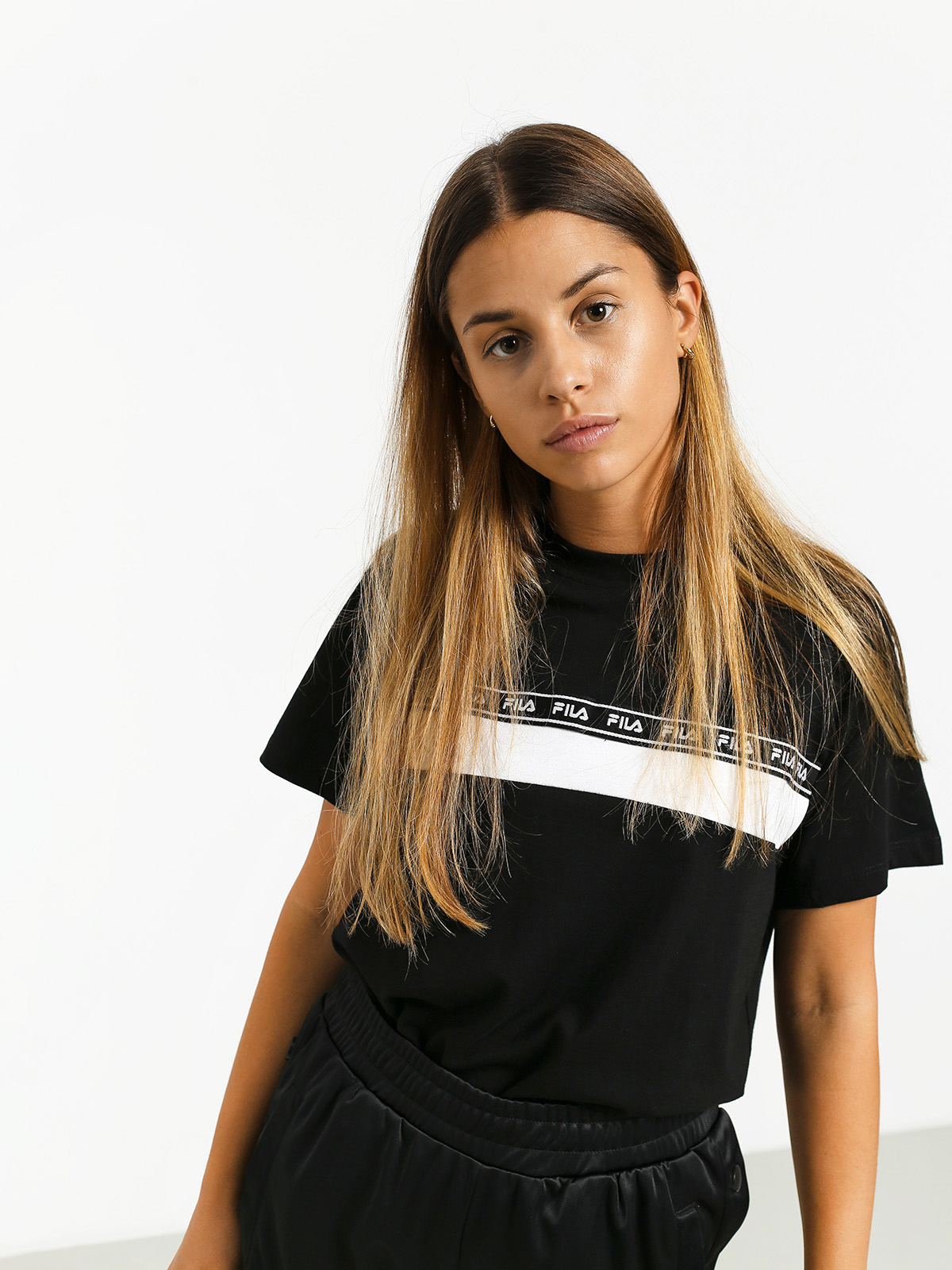 T-shirt Fila Shinako Wmn (black/bright white)