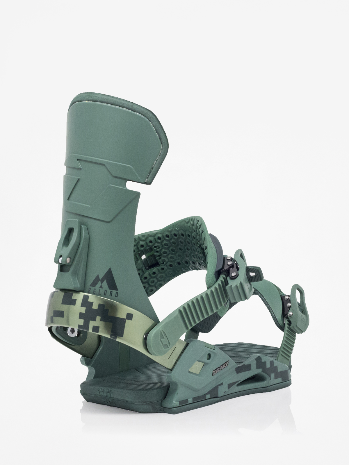 Męskie Wiązania snowboardowe Drake Reload (green camo)