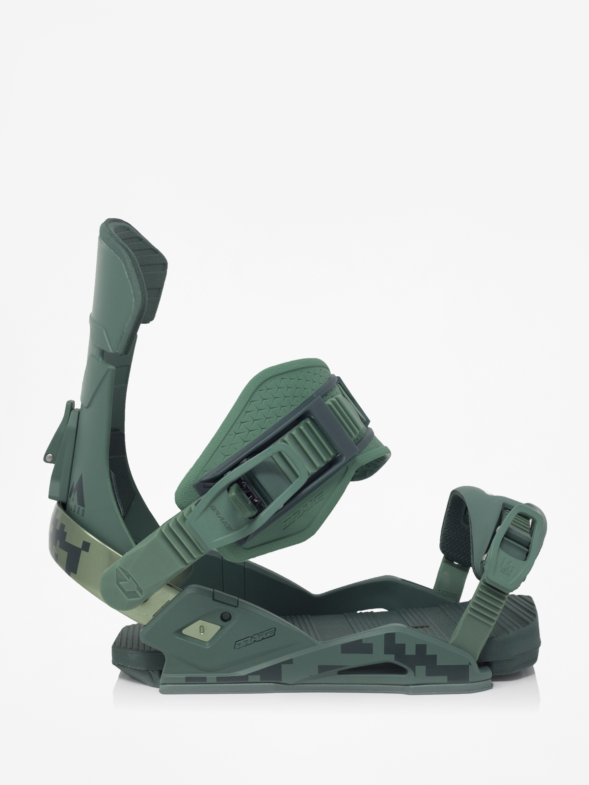 Męskie Wiązania snowboardowe Drake Reload (green camo)