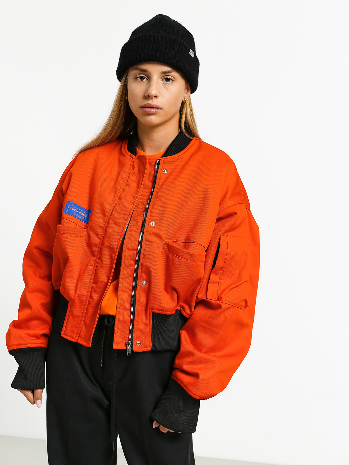 Kurtka Local Heroes Lh Orange Bomber Wmn (orange)