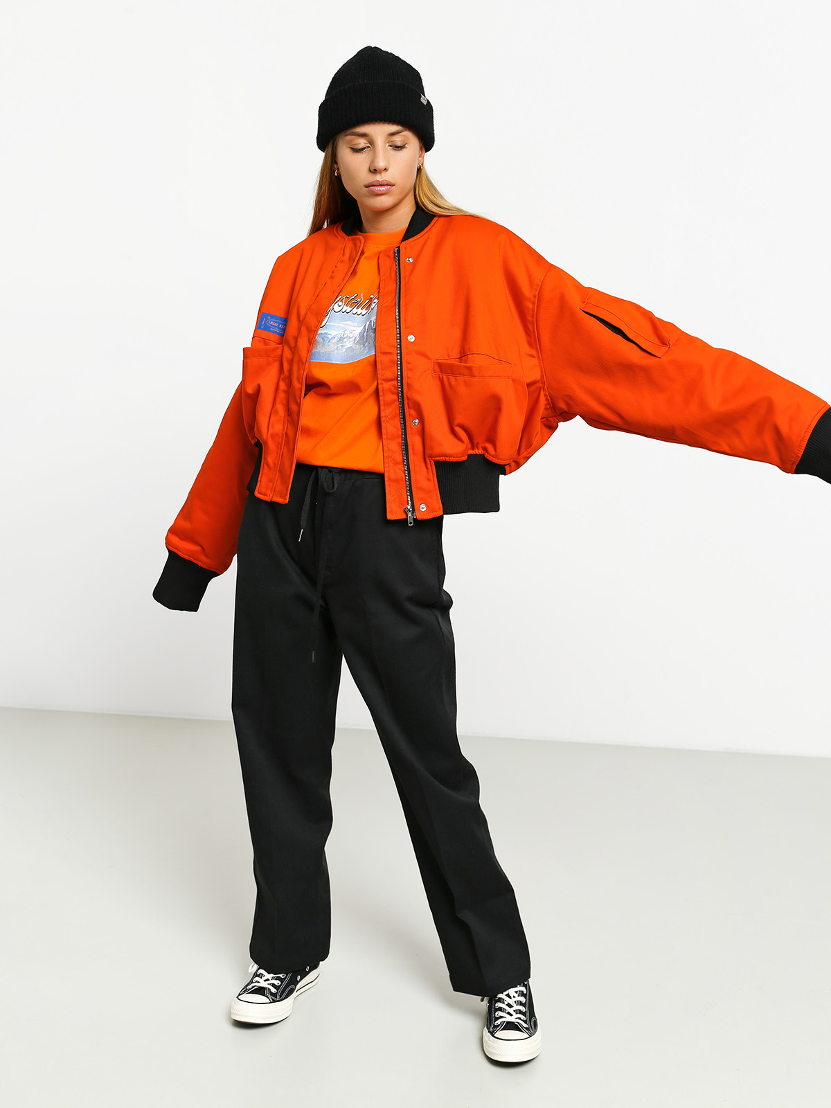 Kurtka Local Heroes Lh Orange Bomber Wmn (orange)