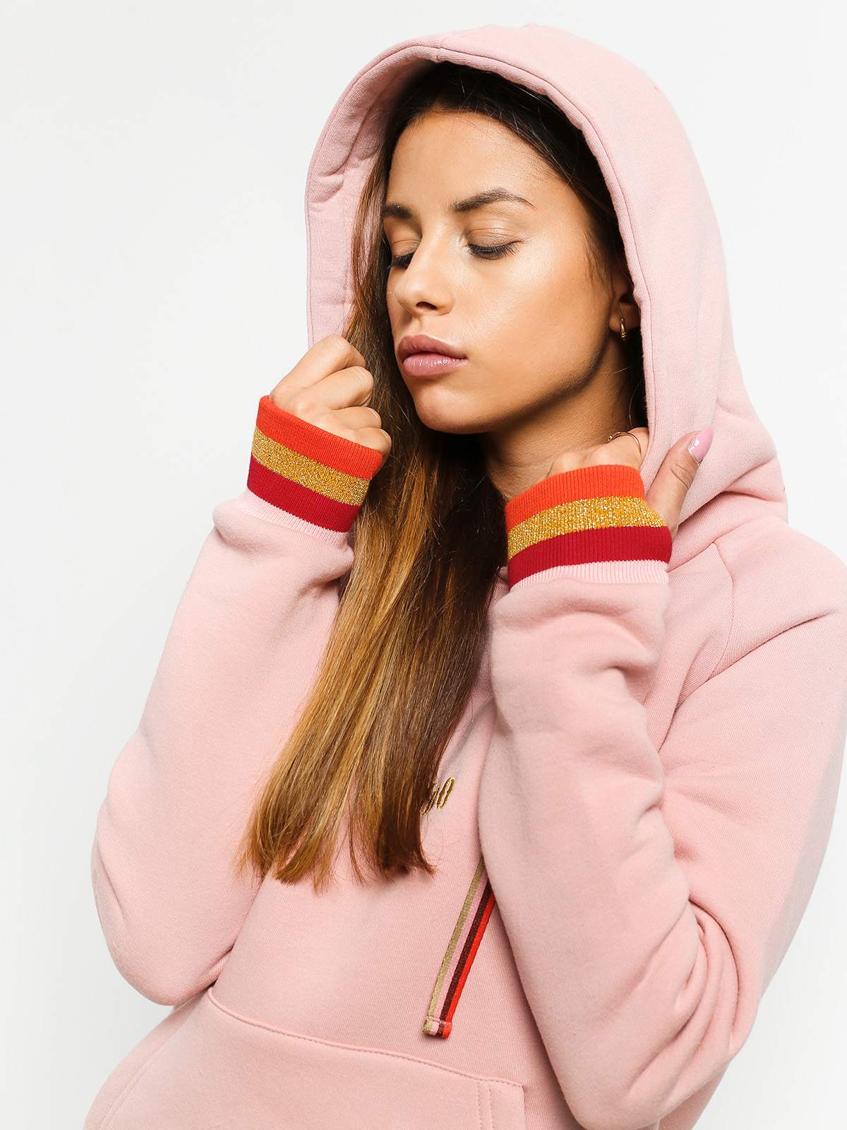 Bluza z kapturem Femi Stories Twist Dumbo HD Wmn (pnk)