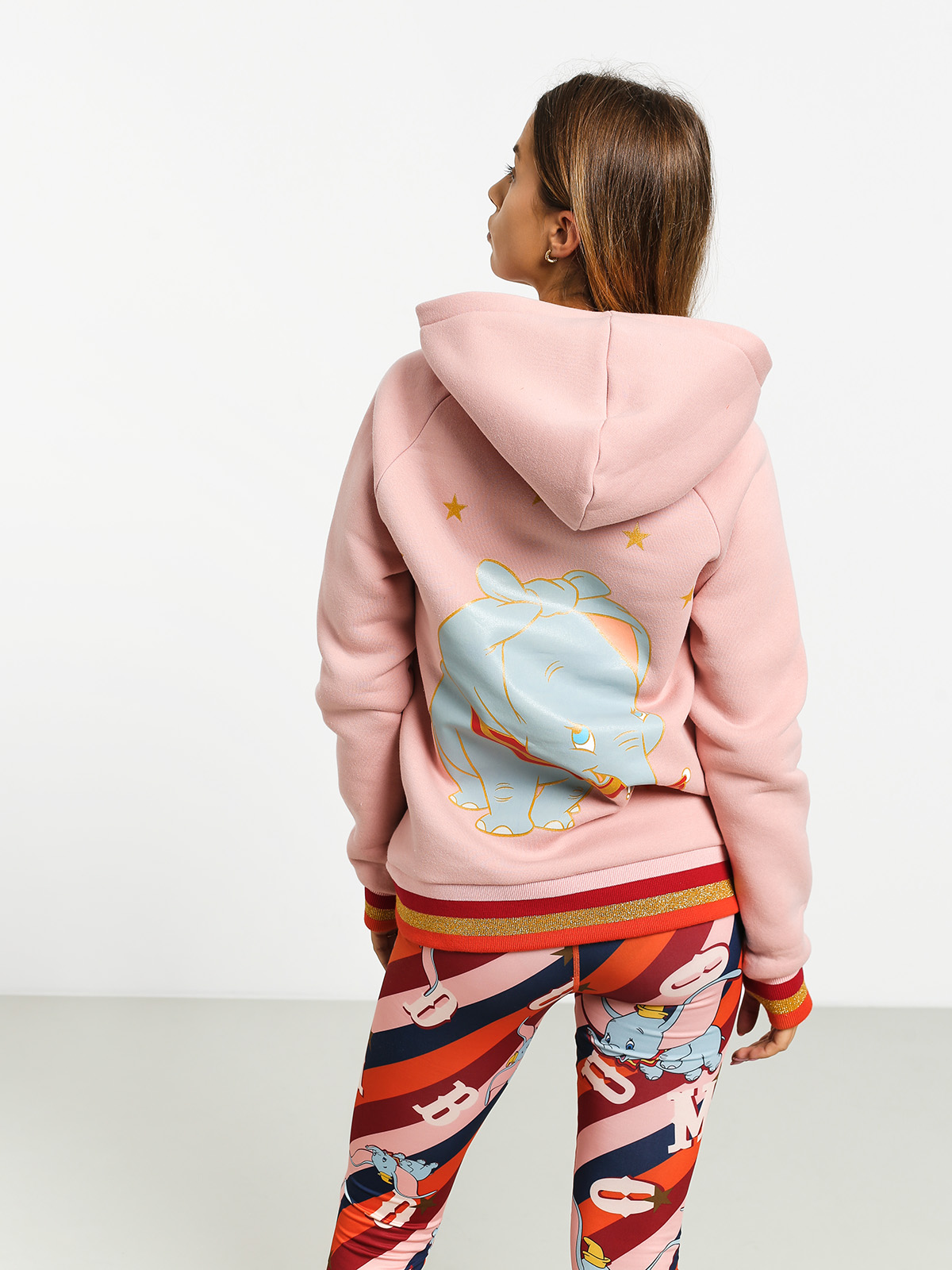 Bluza z kapturem Femi Stories Twist Dumbo HD Wmn (pnk)