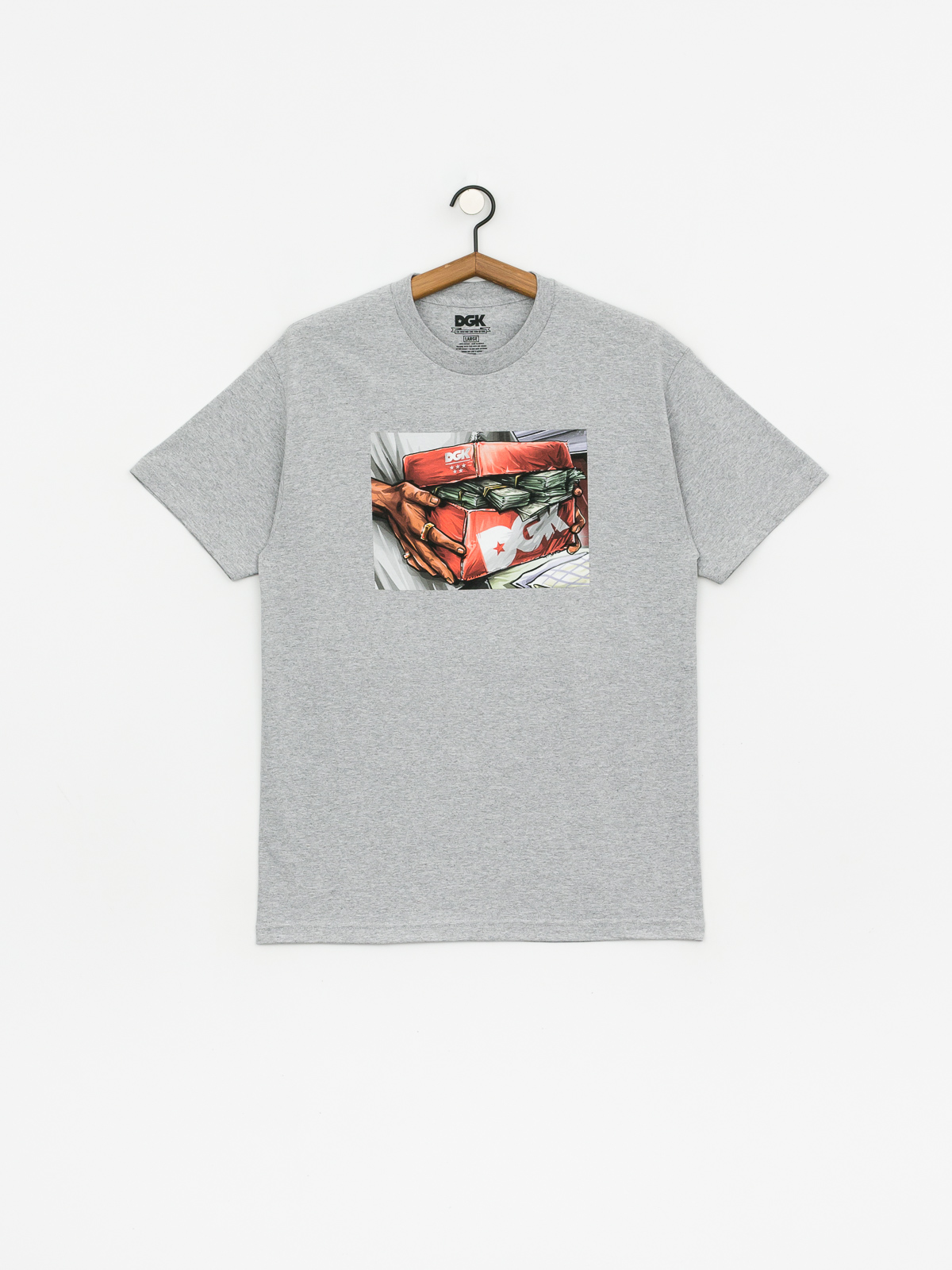 T-shirt DGK Loaded (athletic grey)