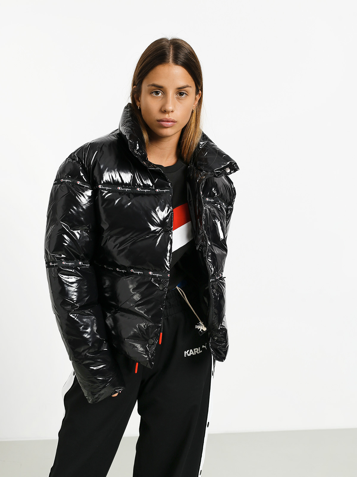 Kurtka Champion Tbd Nylon Wmn (nbk)