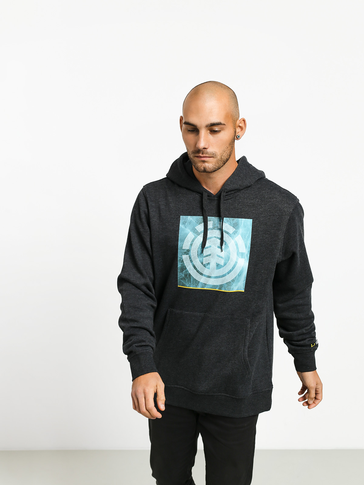 Bluza z kapturem Element Solvent Icon HD (charcoal heathe)