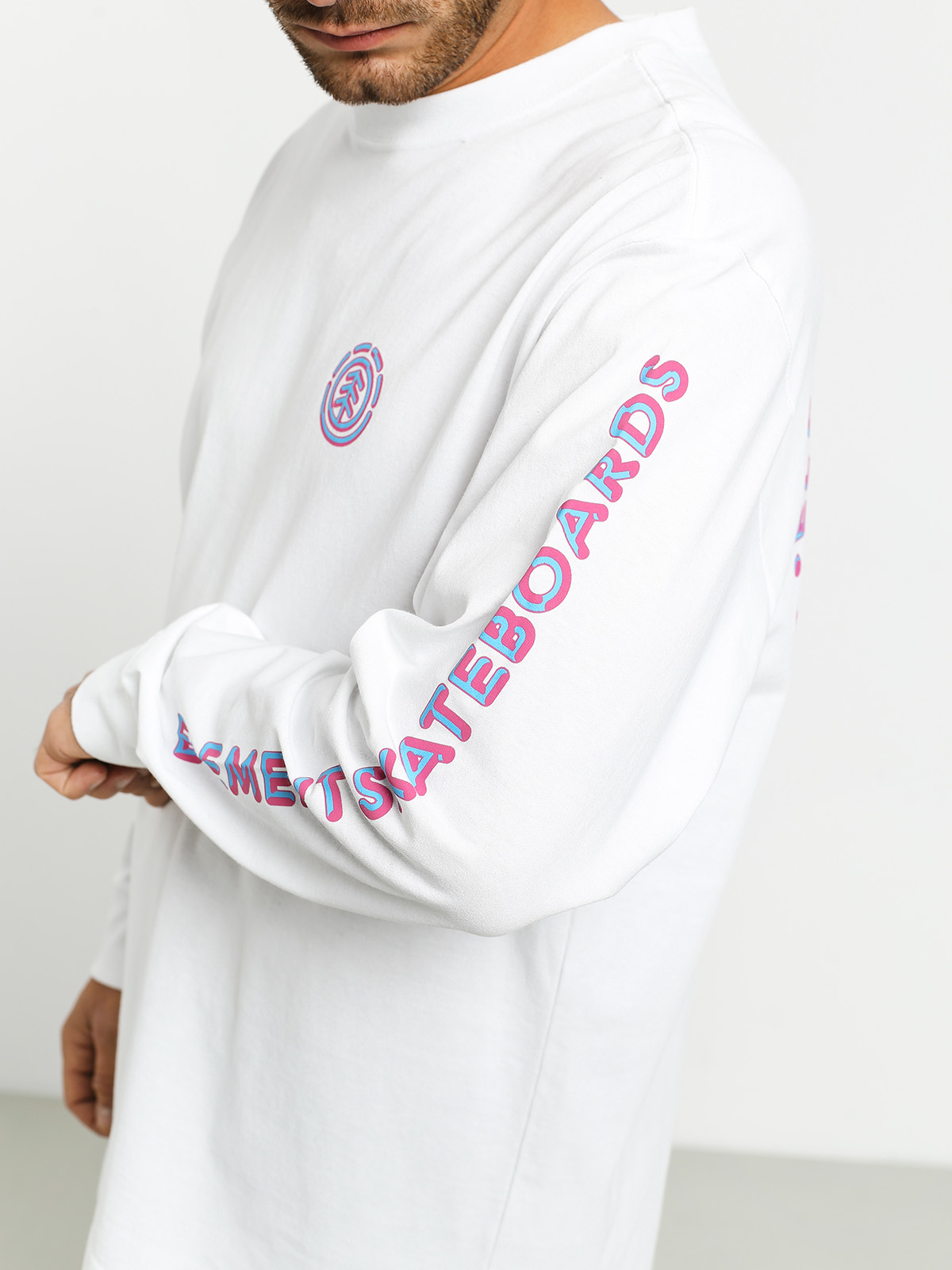 Longsleeve Element Chrome (optic white)