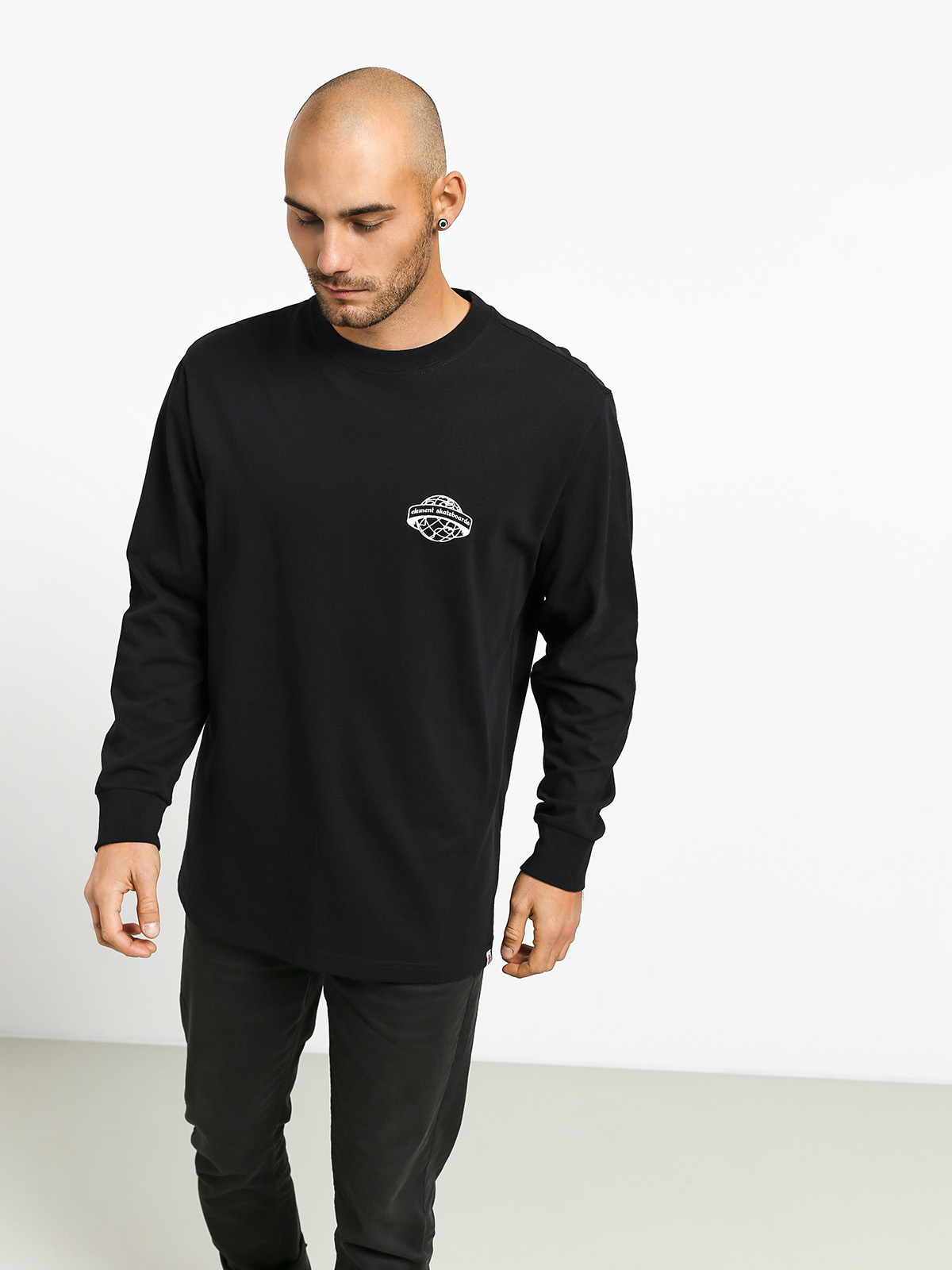 Longsleeve Element Discover (flint black)